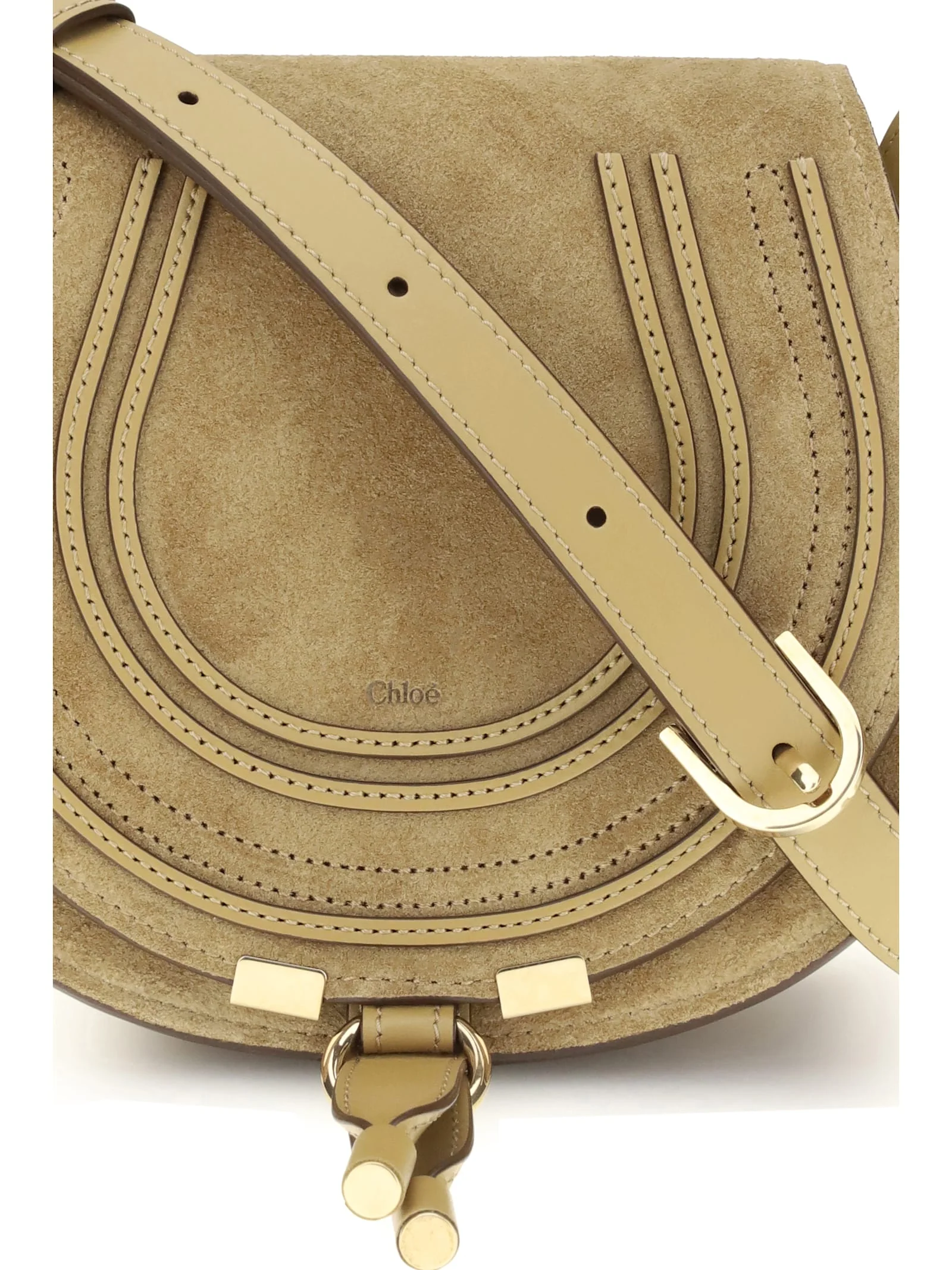 Chloé Marcie Small Shoulder Bag - Brown - Image 4