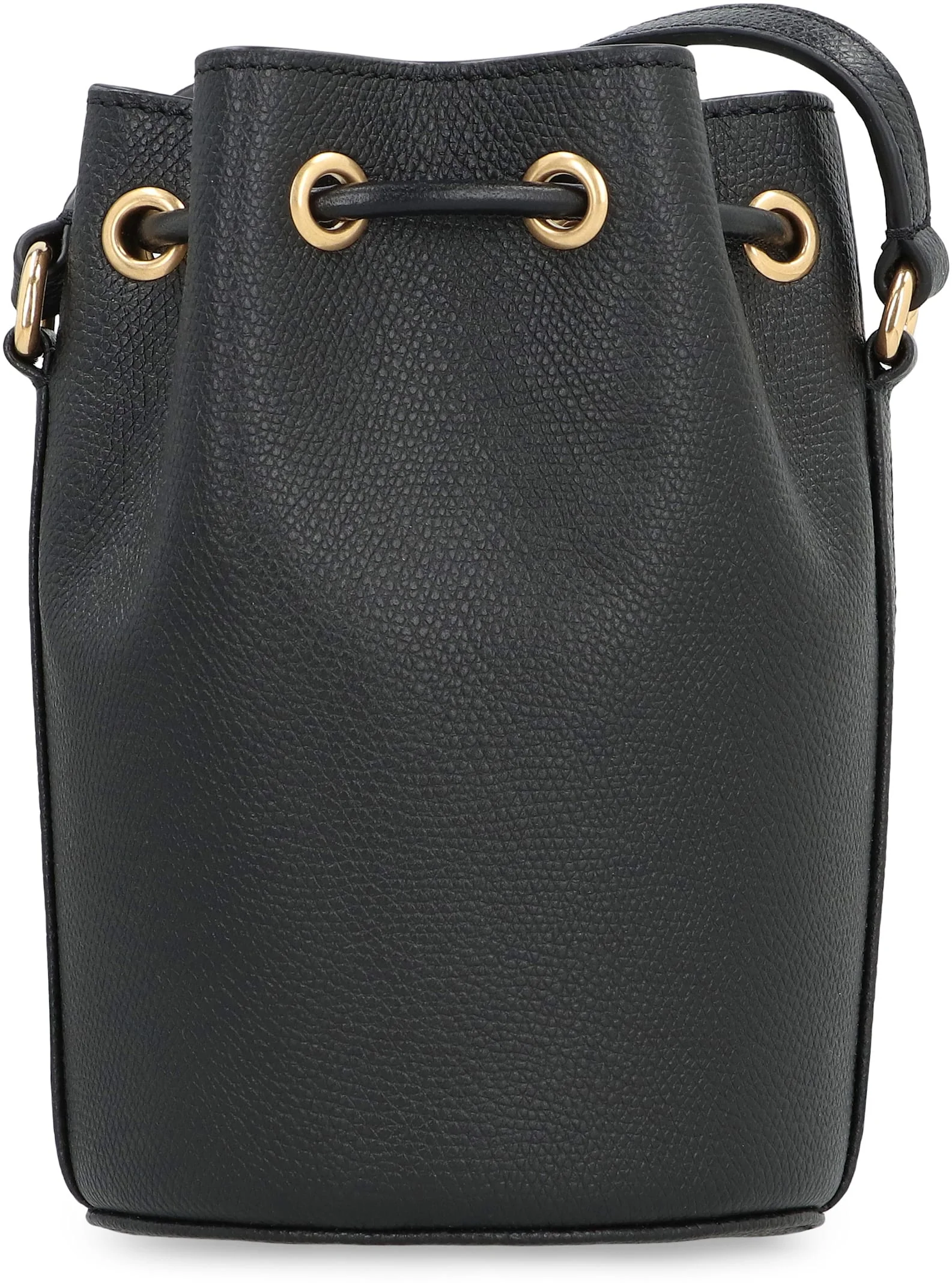 Valentino Garavani Vlogo Signature Mini Bucket Bag - Black - Image 4