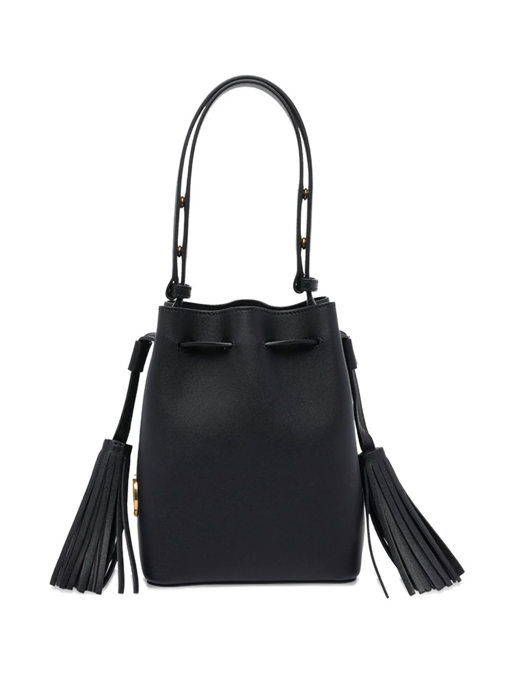 Valentino Garavani So Seau Small Leather Bucket Bag - Black - Image 2