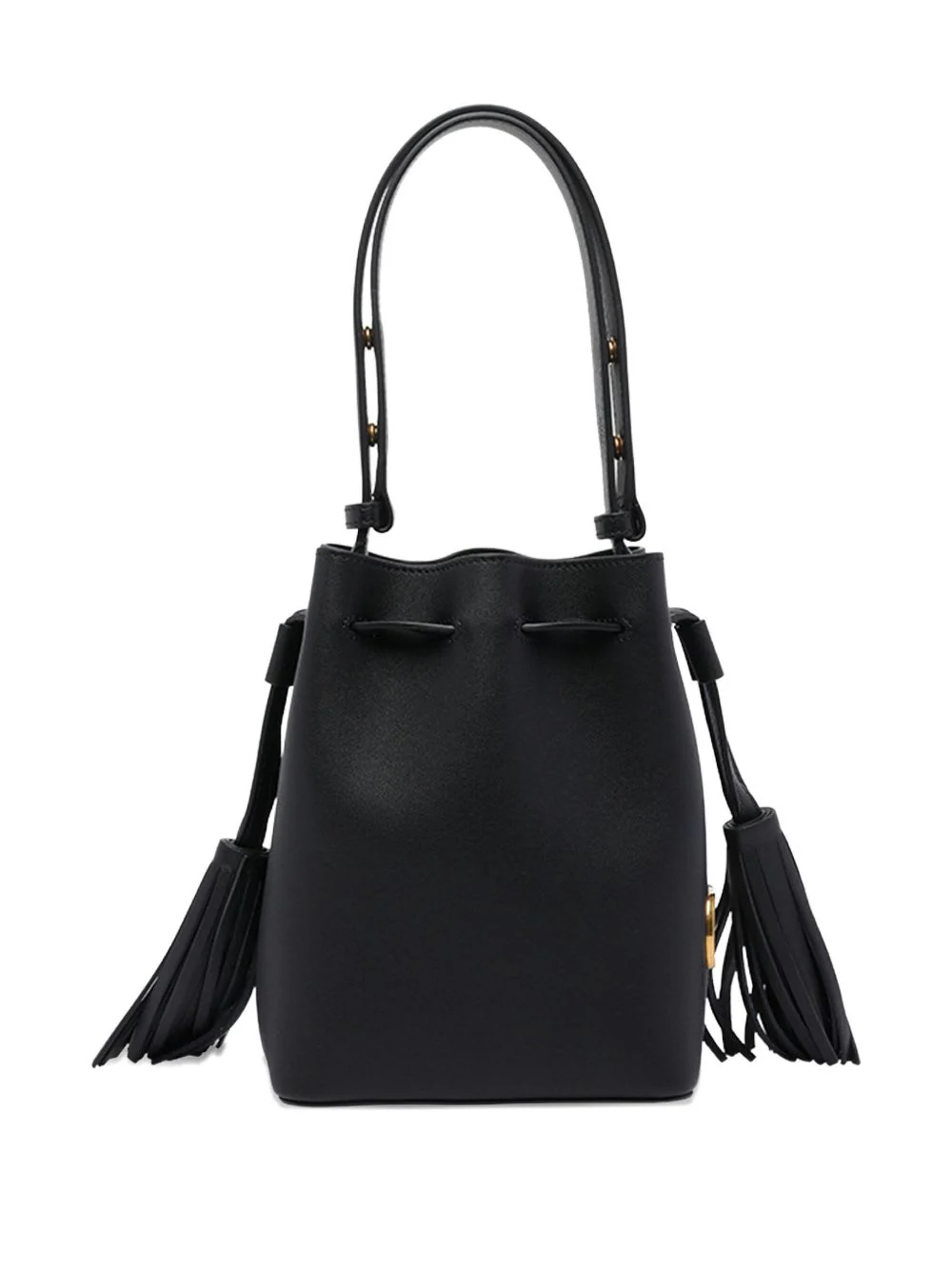 Valentino Garavani So Seau Small Leather Bucket Bag - Black - Image 3