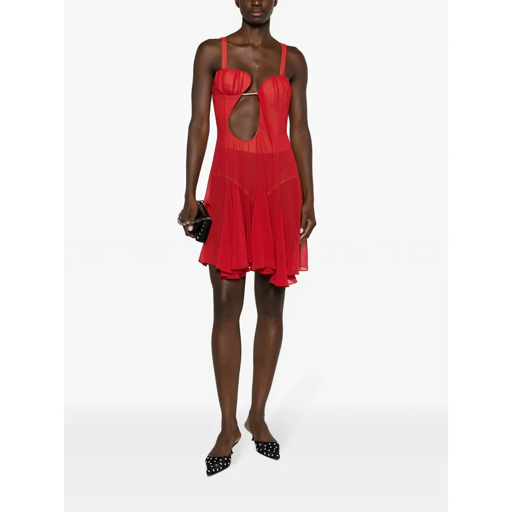 Nensi Dojaka Dress - Red - Image 2