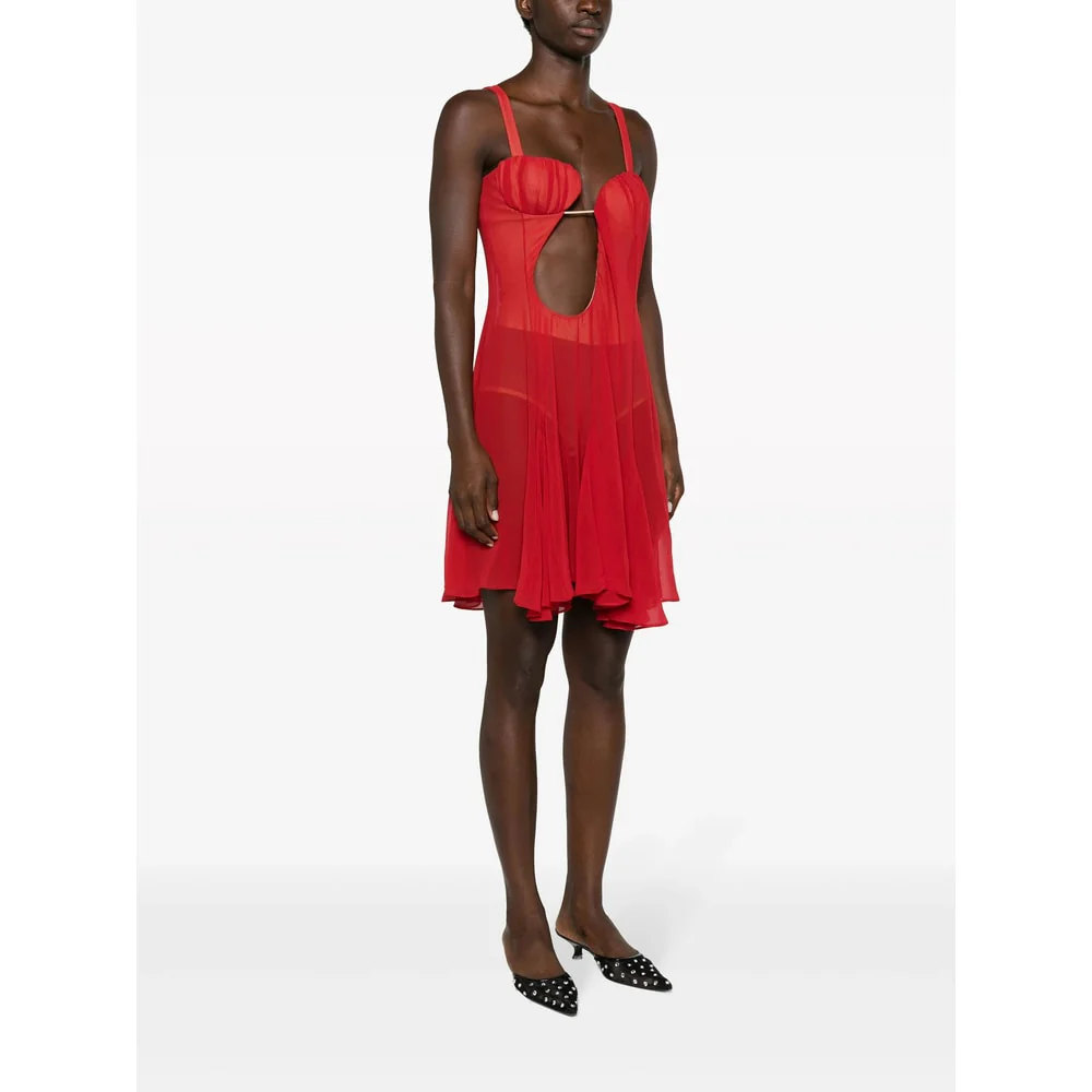 Nensi Dojaka Dress - Red - Image 5