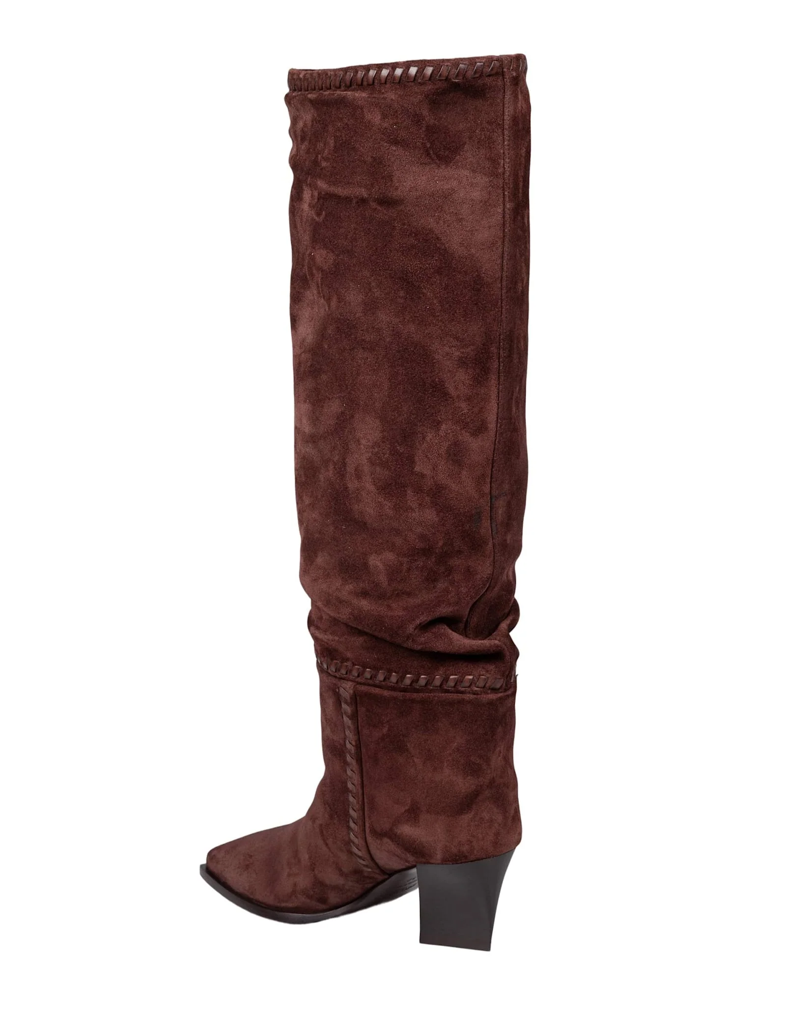 JIMMY CHOO Hart Stitch Knee Boot 60 - Brown - Image 4