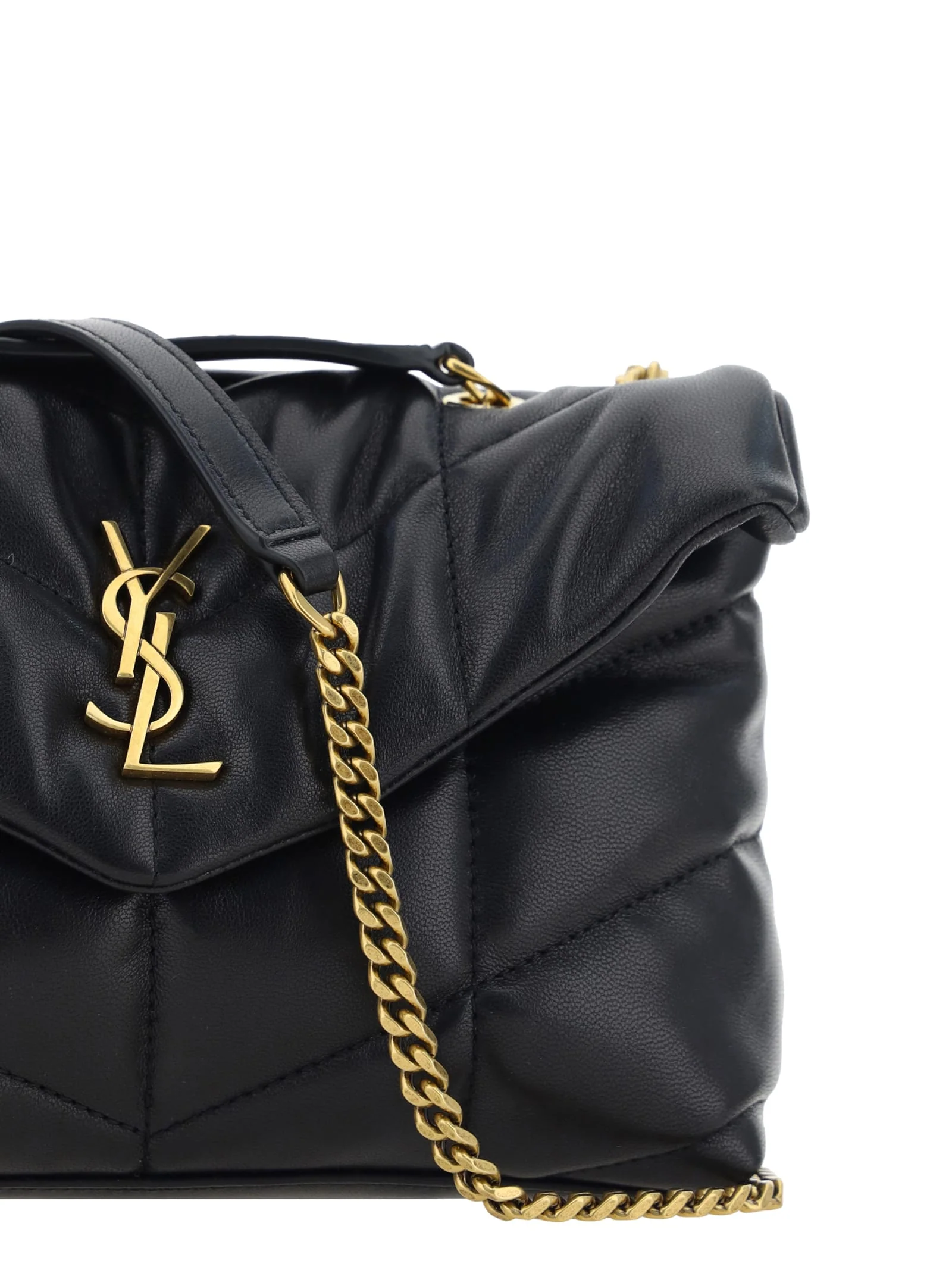 Saint Laurent Puffer Toy Shoulder Bag - Black - Image 4