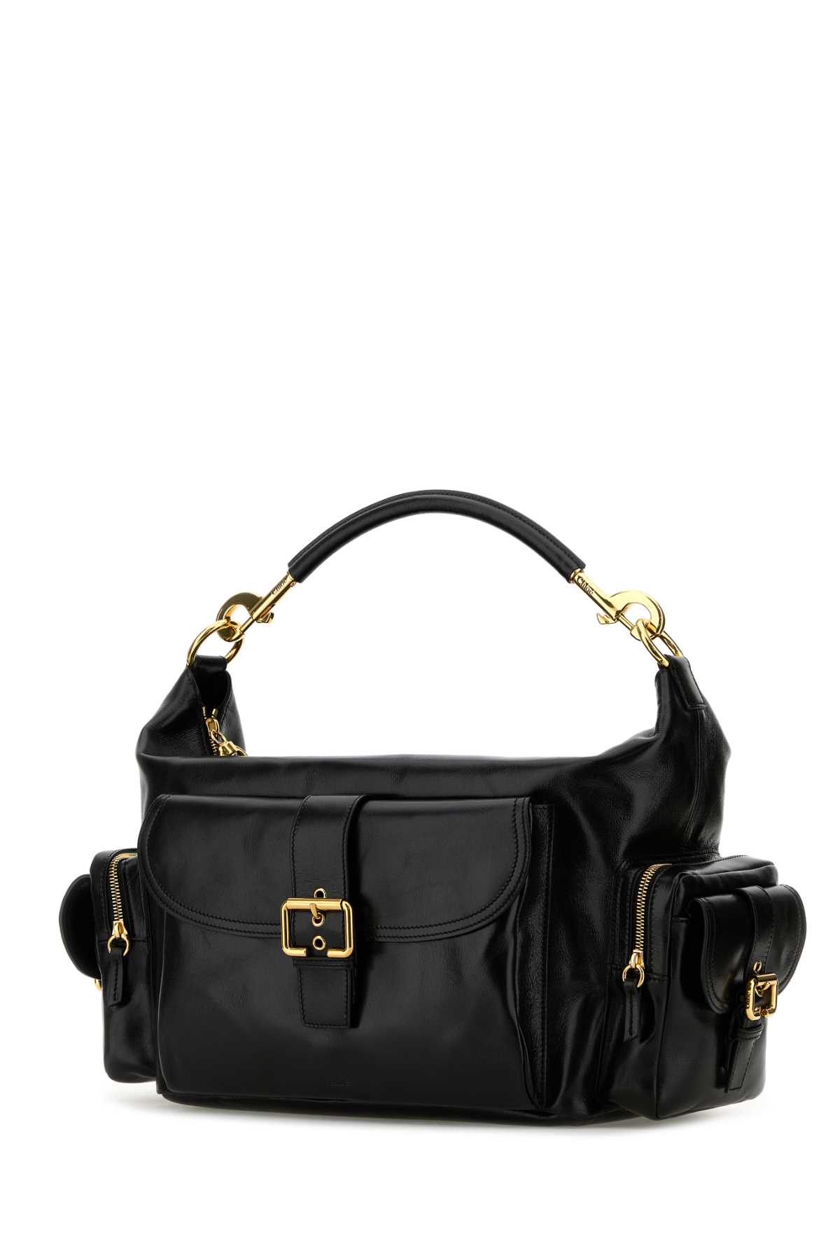 Chloé Chlo Camera Bag In Shiny Leather - Black - Image 2