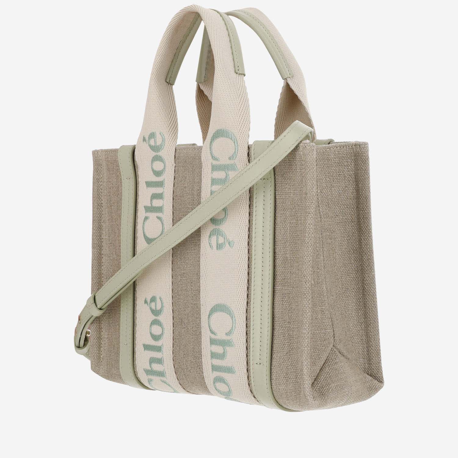 Chloé Woody Handbag - Light Eucalyptus - Image 2