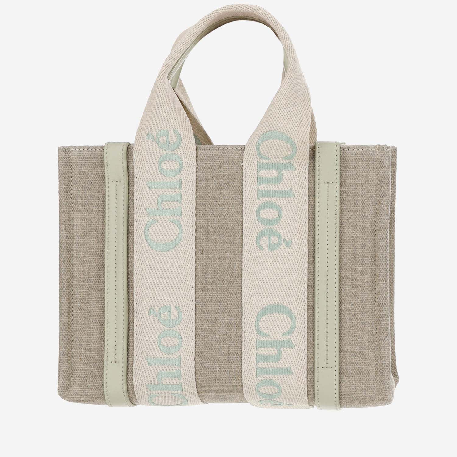 Chloé Woody Handbag - Light Eucalyptus - Image 3