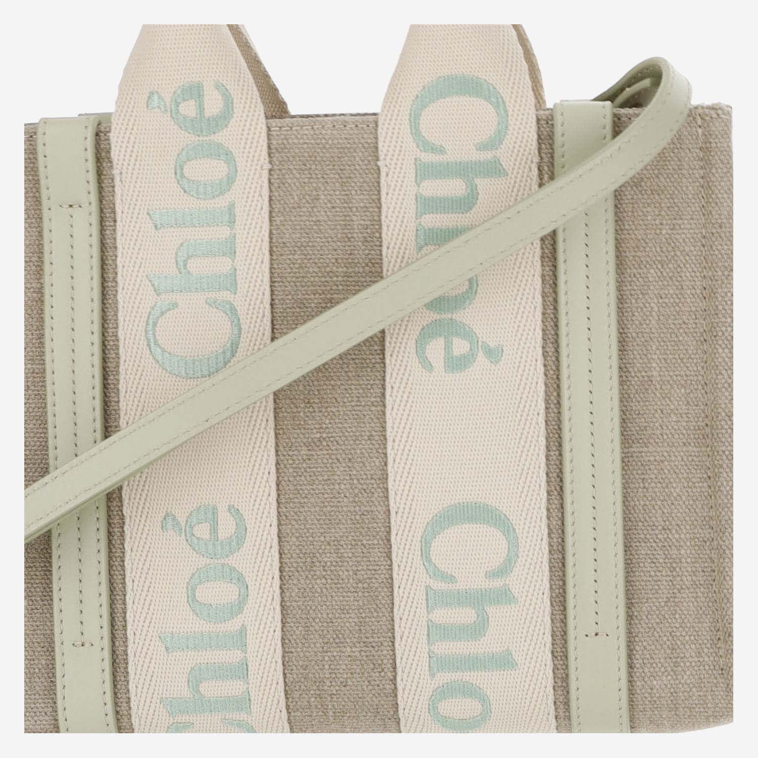 Chloé Woody Handbag - Light Eucalyptus - Image 4