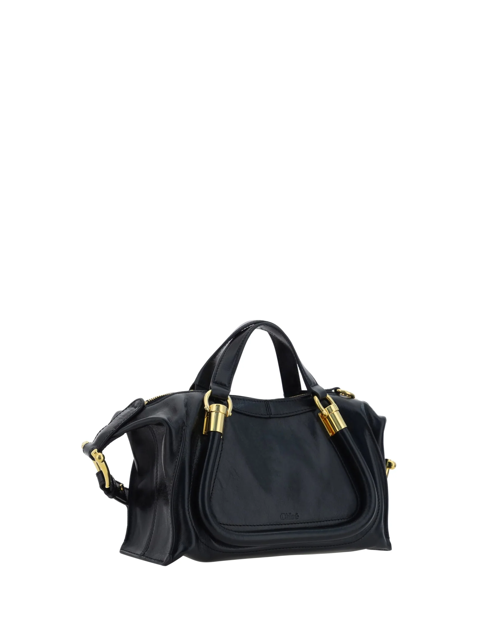 Chloé Paraty 24 Handbag - Black - Image 2
