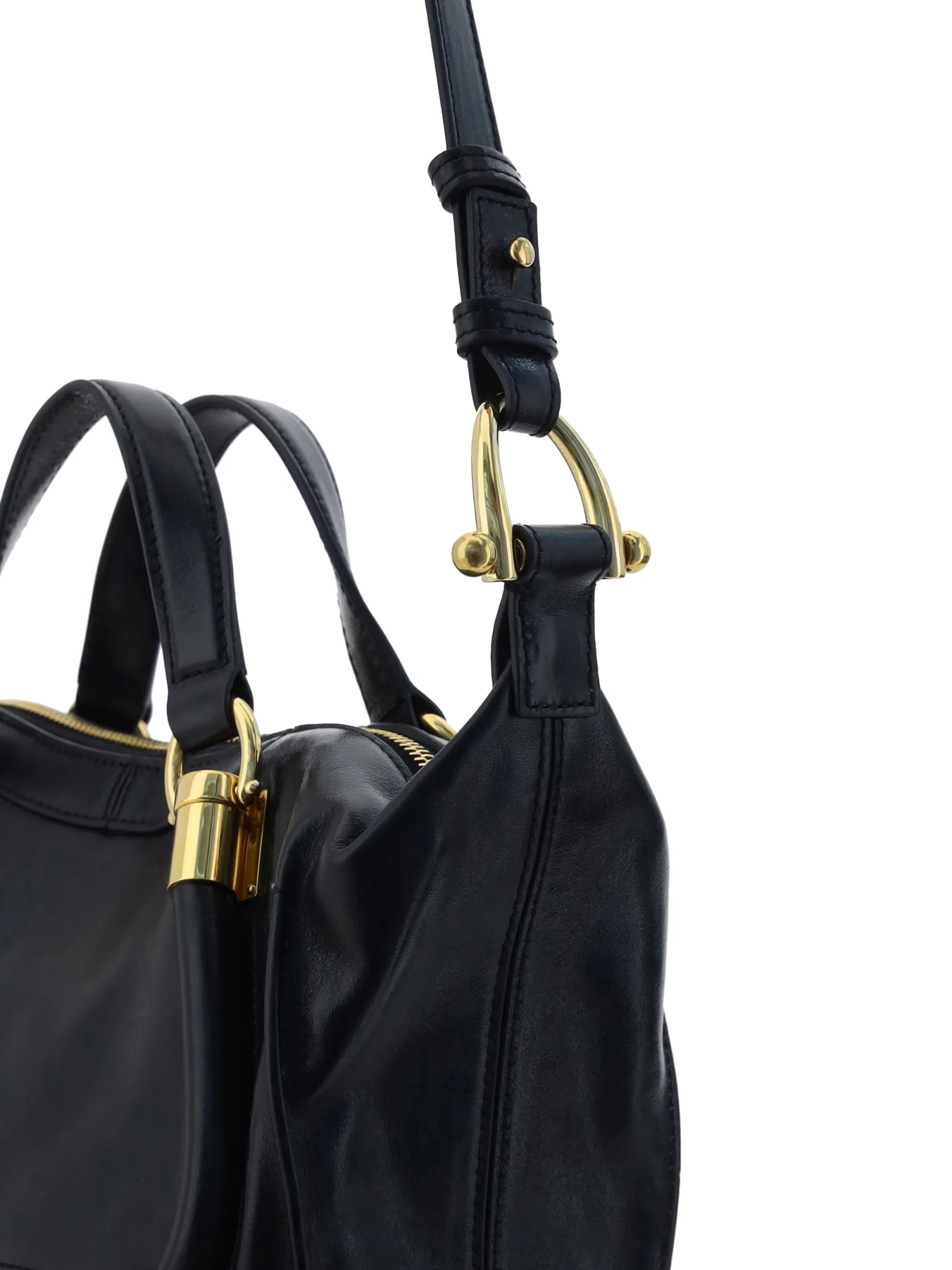 Chloé Paraty 24 Handbag - Black - Image 4