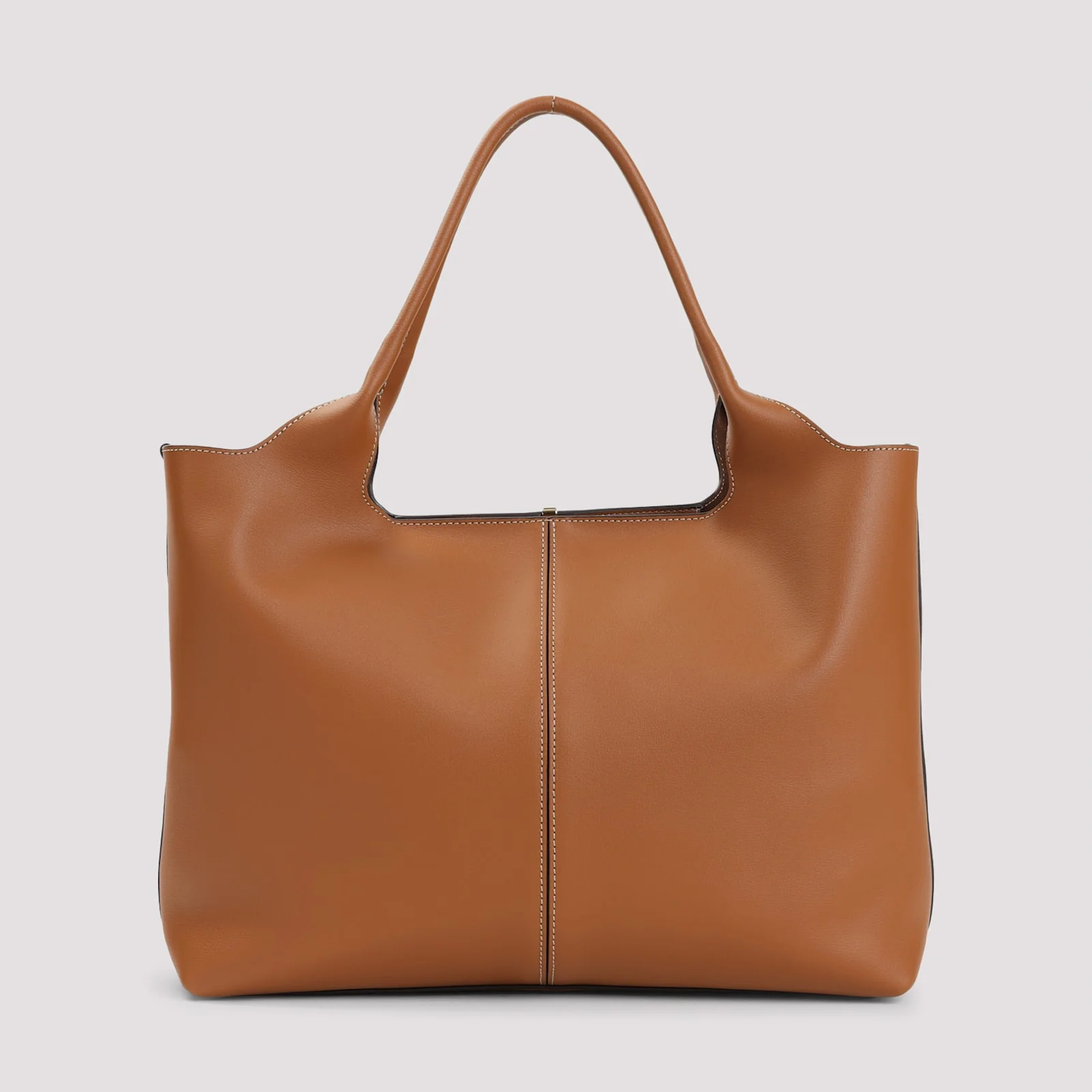 Tod's Ebr Shopping Tote Bag - Kenia Cacao - Image 4