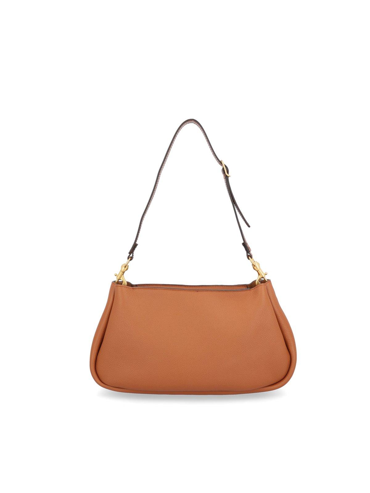 Chloé Marcie Clutch Bag - Leather Brown - Image 2
