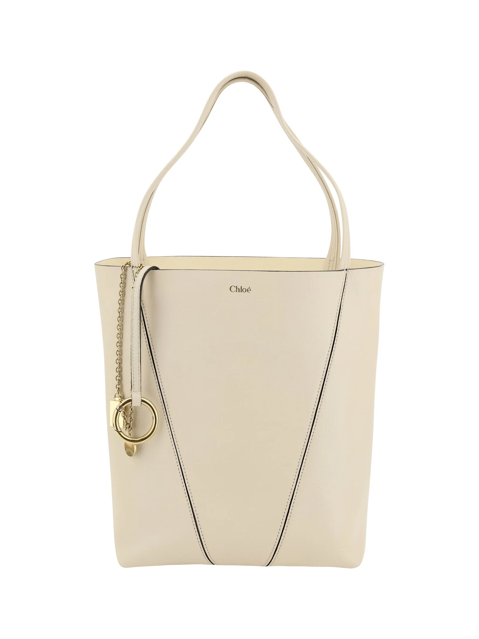 Chloé Spin Shoulder Bag - Sweet Beige