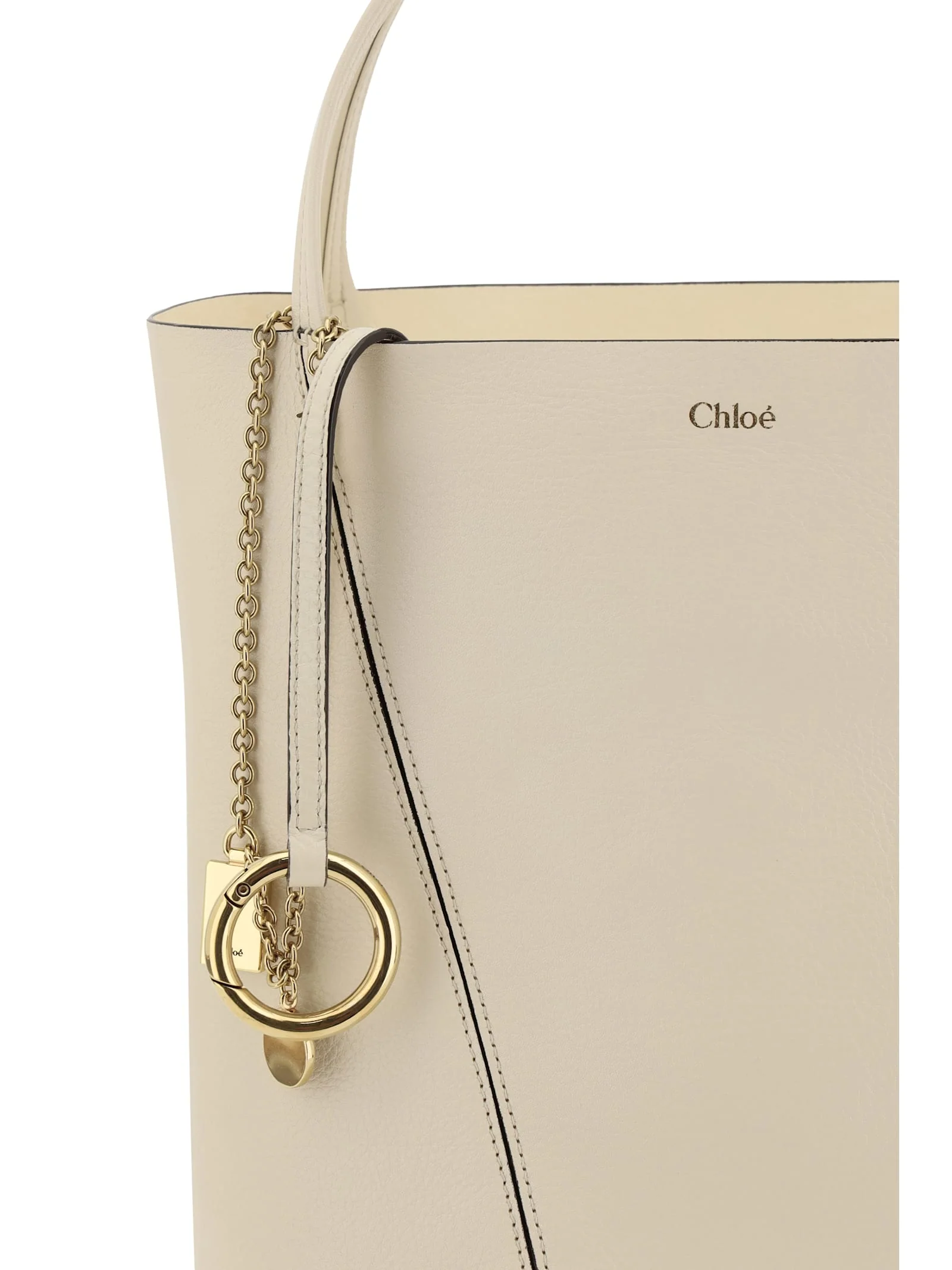 Chloé Spin Shoulder Bag - Sweet Beige - Image 4