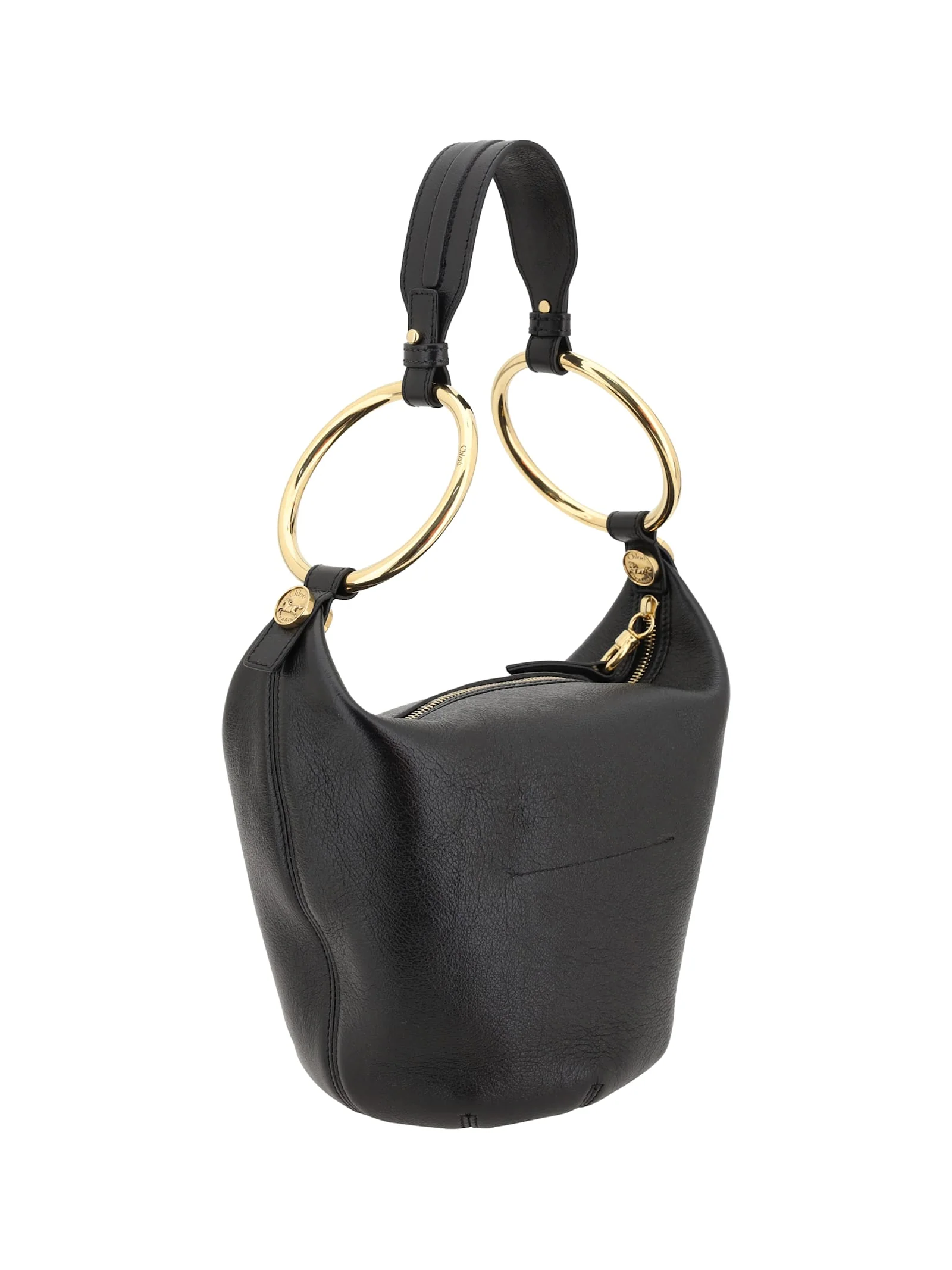 Chloé Bracelet Shoulder Bag - Black - Image 3