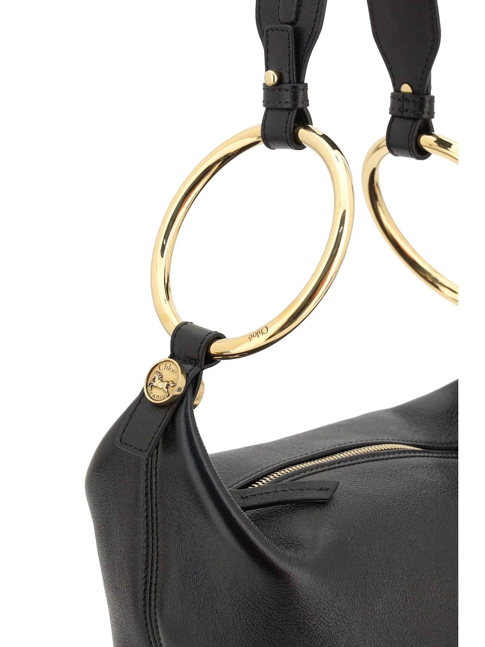 Chloé Bracelet Shoulder Bag - Black - Image 4