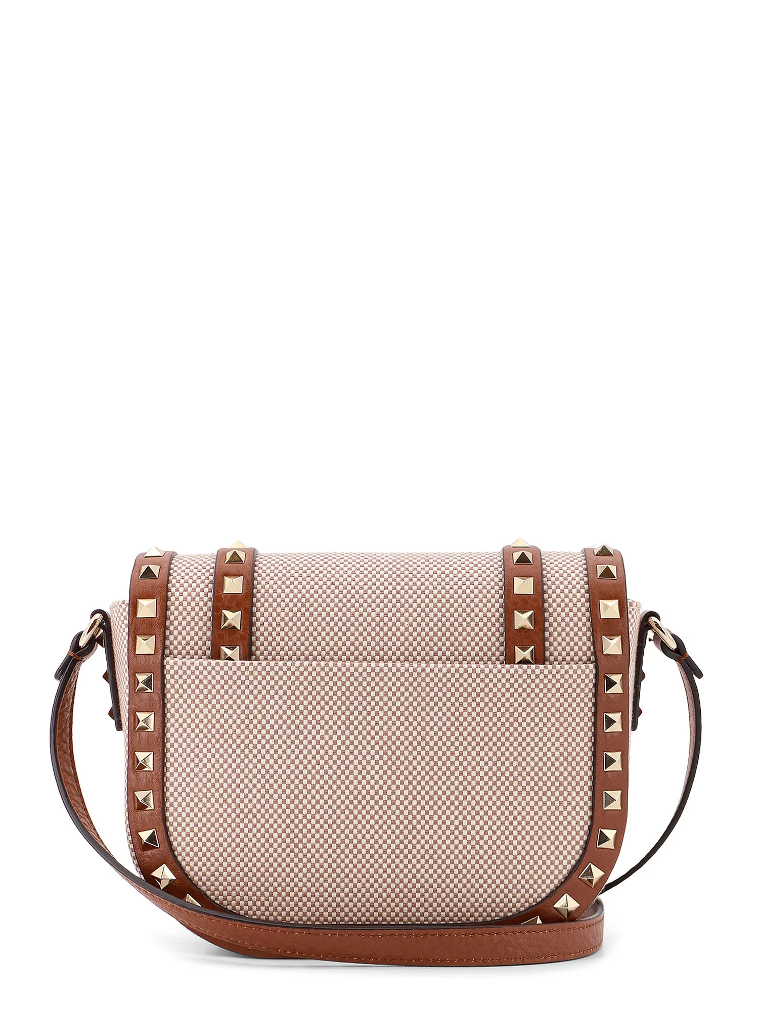 Valentino Garavani Messenger Rockstud Shoulder Bag - Neutrals/Brown - Image 2