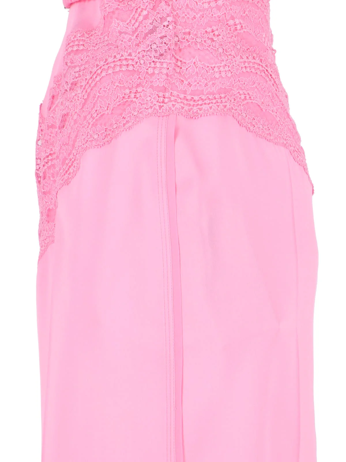 Gucci Silk Satin Midi Dress - Pink - Image 3