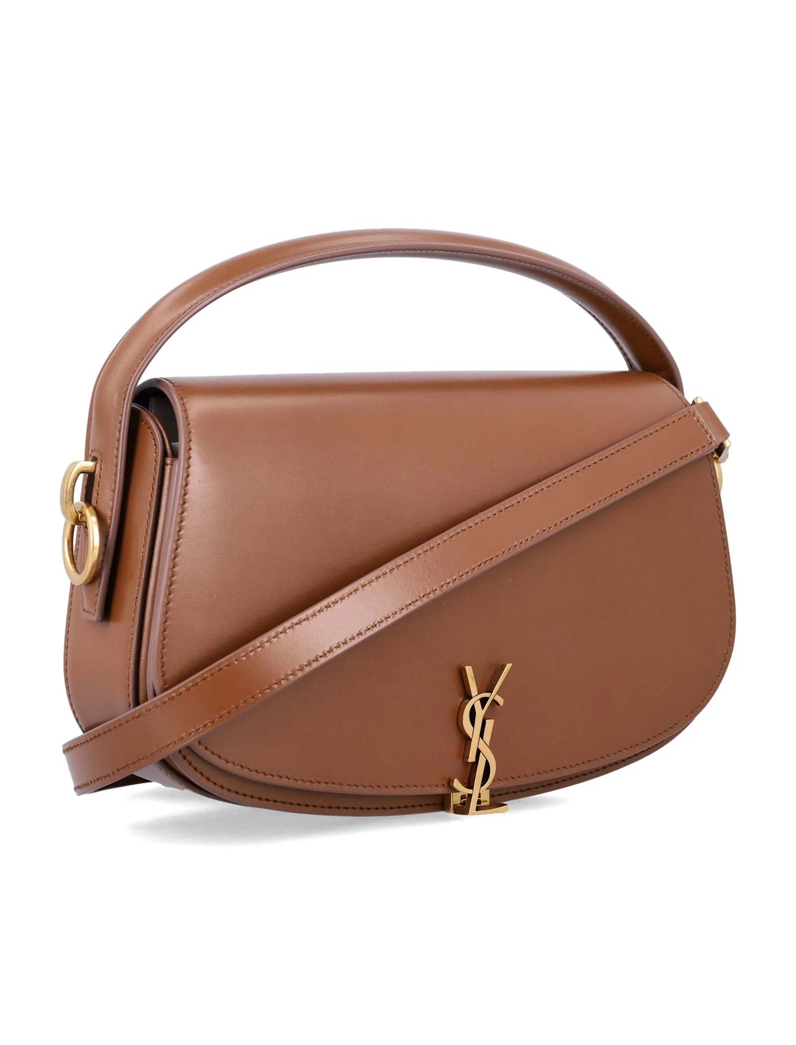 Saint Laurent Voltaire Leather Shoulder Bag - Fox - Image 2