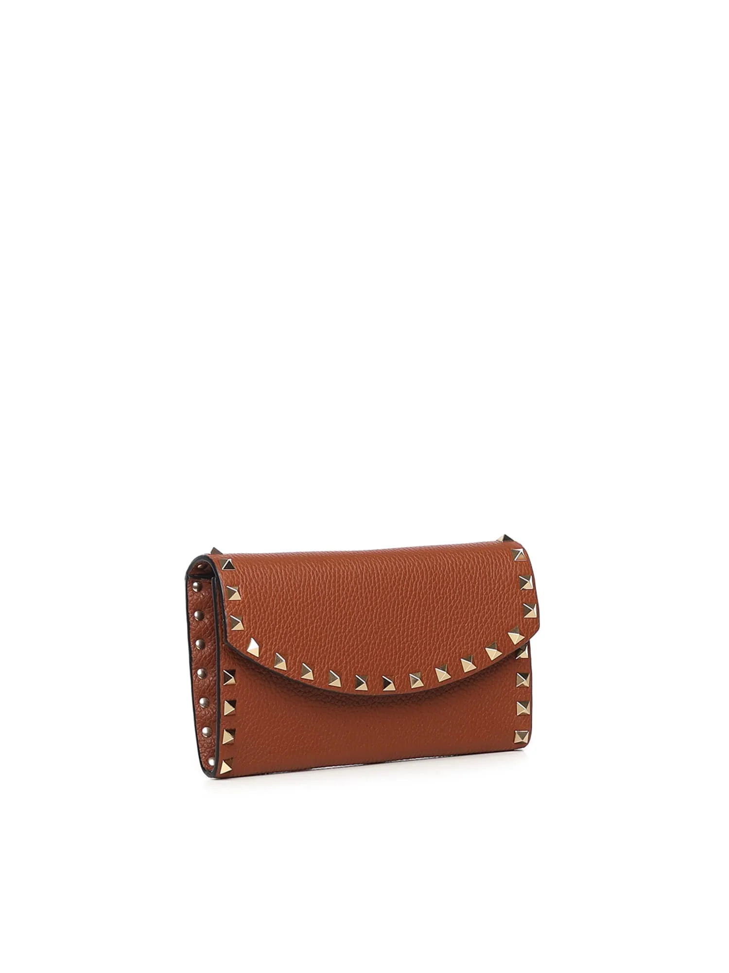 Valentino Garavani Rockstud Leather Wallet With Chain - Selleria - Image 2