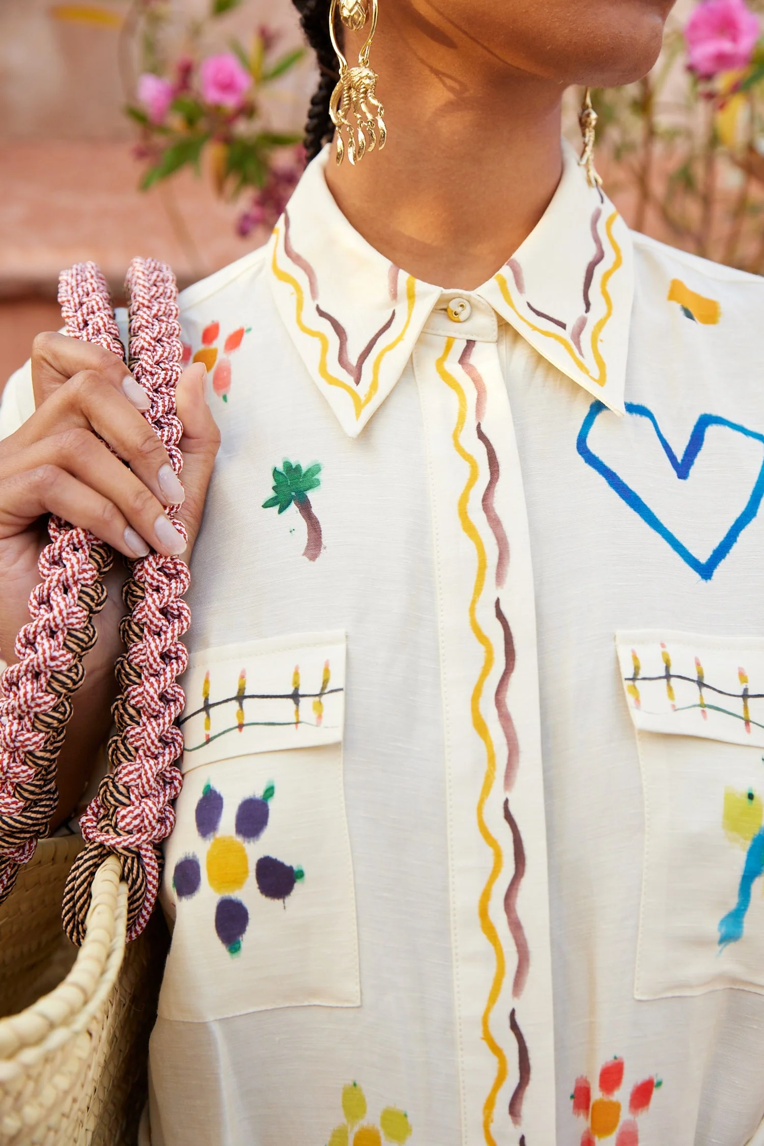 ALEMAIS Sidi Shirtdress - Multi - Image 3