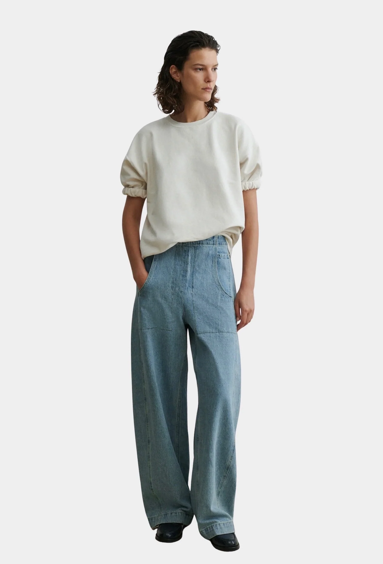 Rachel Comey Stanza Sweatshirt - Dirty White - Image 2