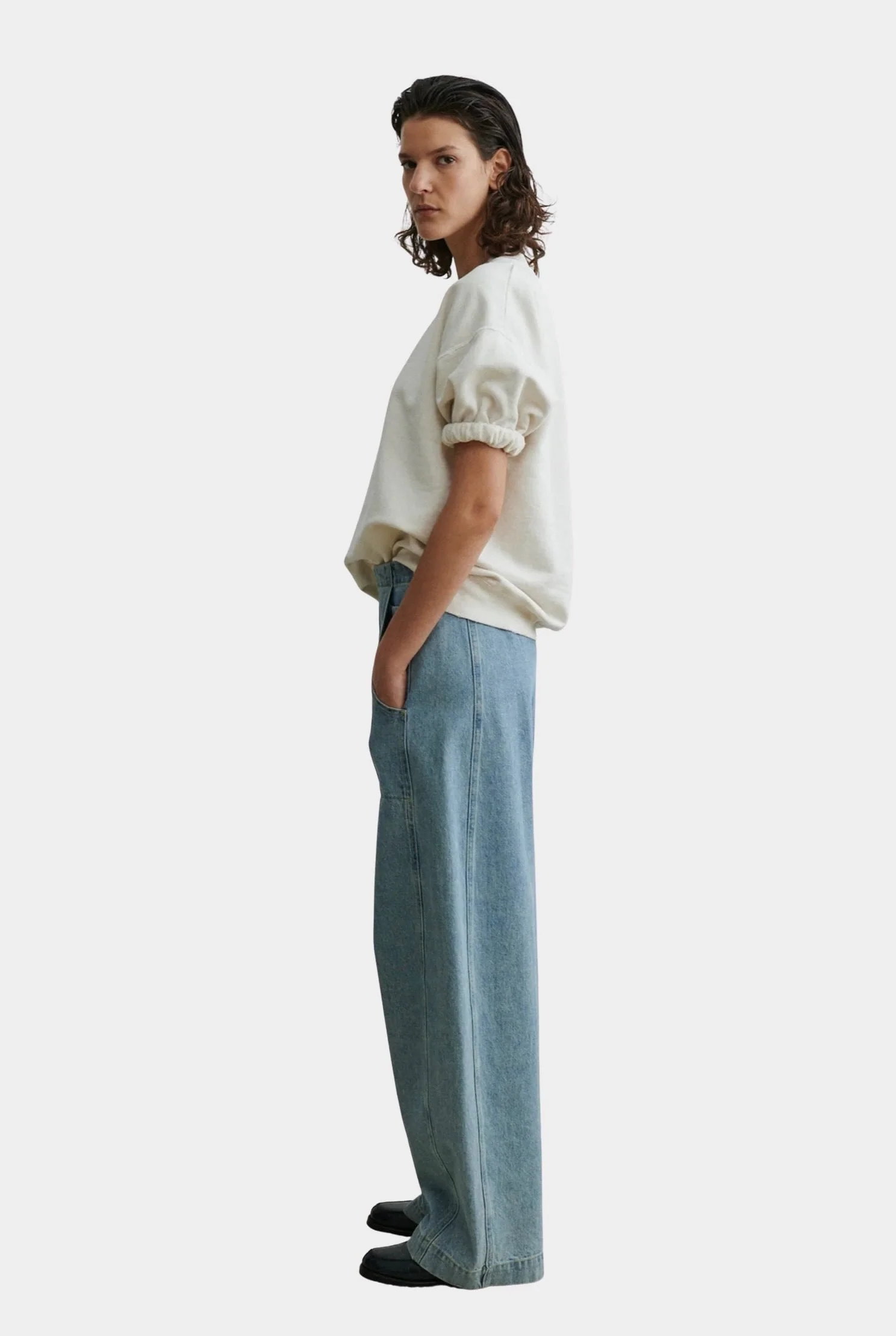 Rachel Comey Stanza Sweatshirt - Dirty White - Image 5