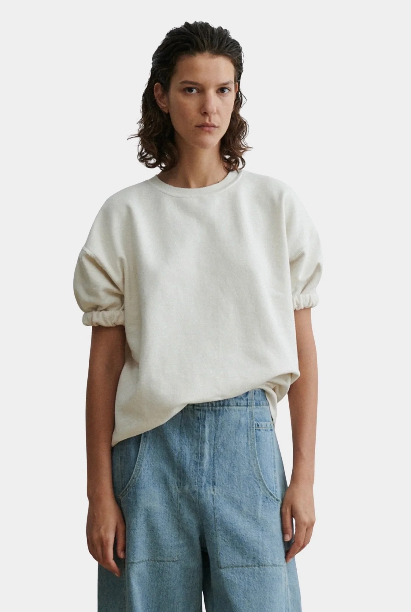 Rachel Comey Stanza Sweatshirt - Dirty White - Image 6