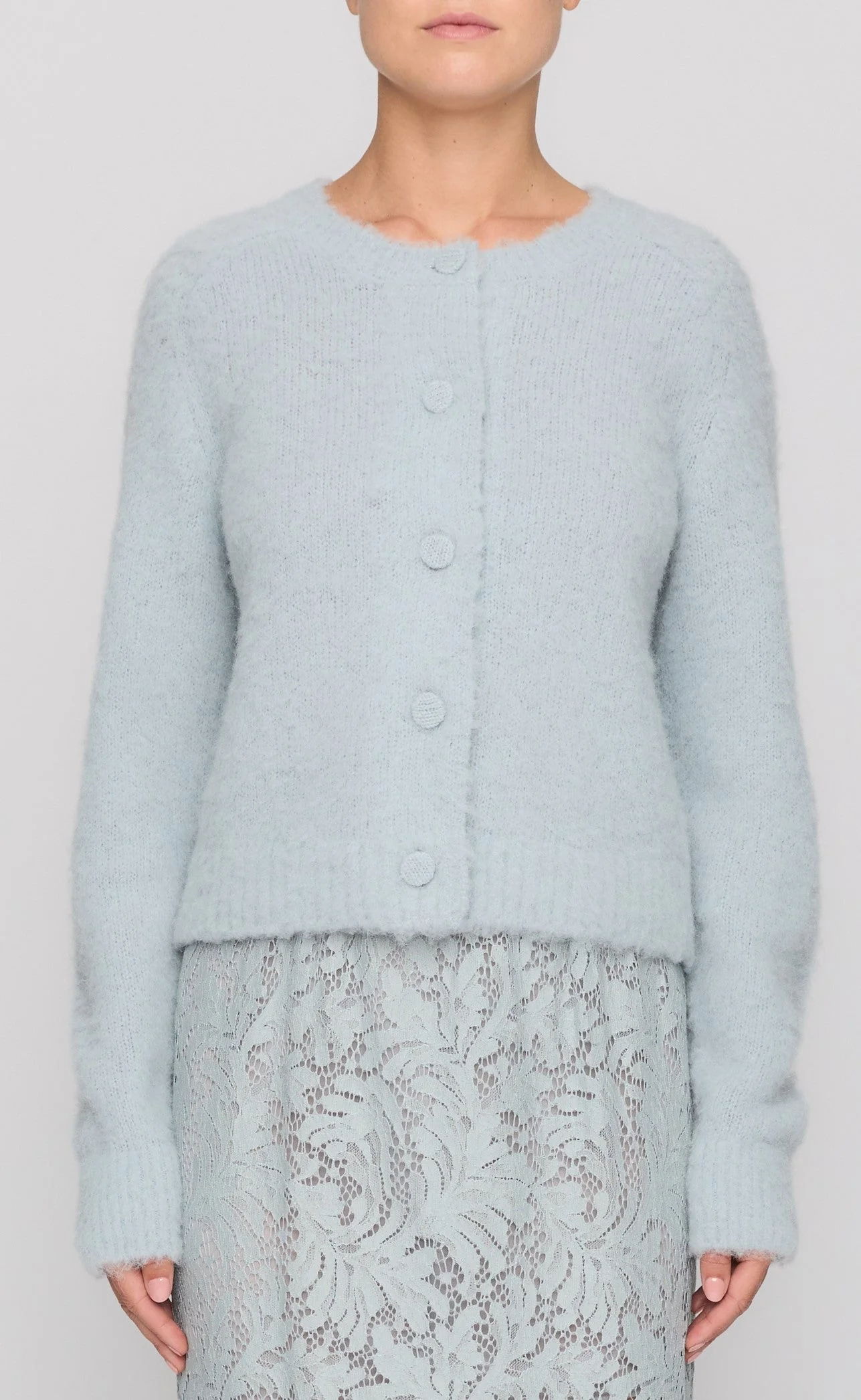 A.L.C. Lainie Cardigan - Slate Blue - Image 2