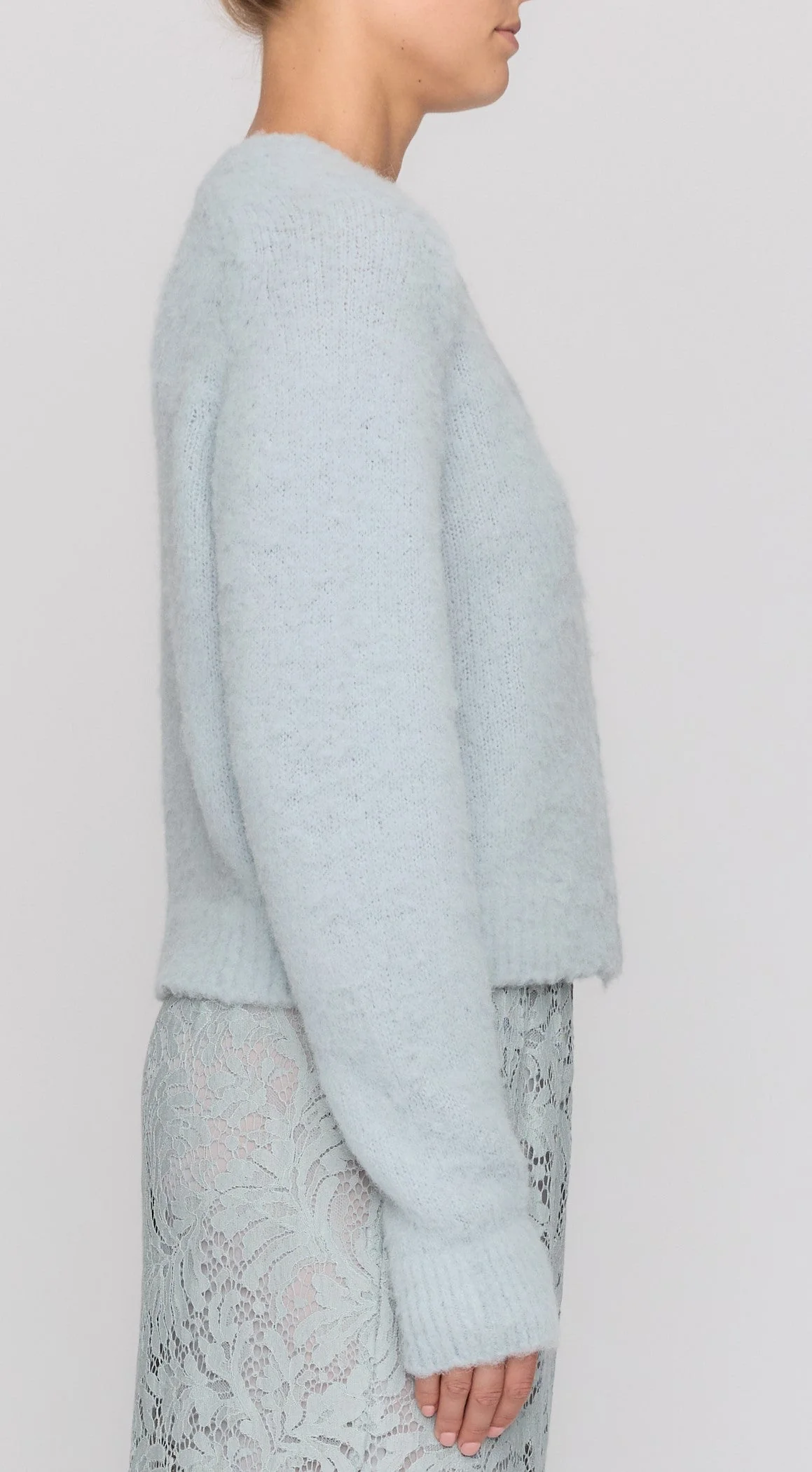 A.L.C. Lainie Cardigan - Slate Blue - Image 3