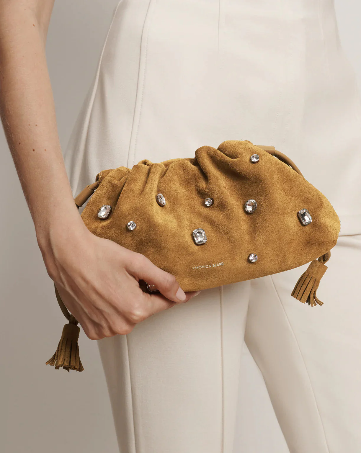 Veronica Beard Small Crystal Stash Bag - Acorn - Image 2