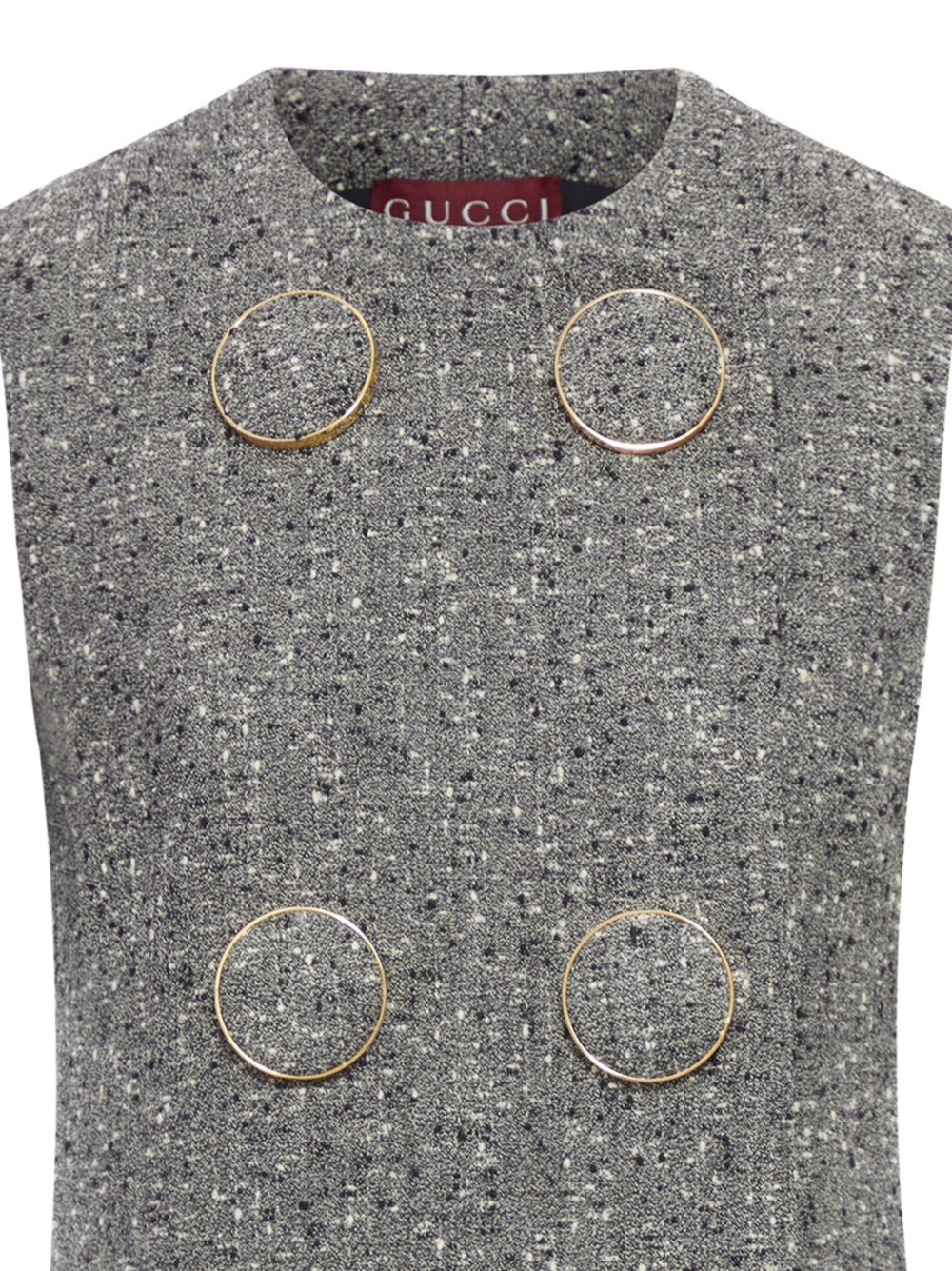 Gucci Wool Dress - Gray - Image 2
