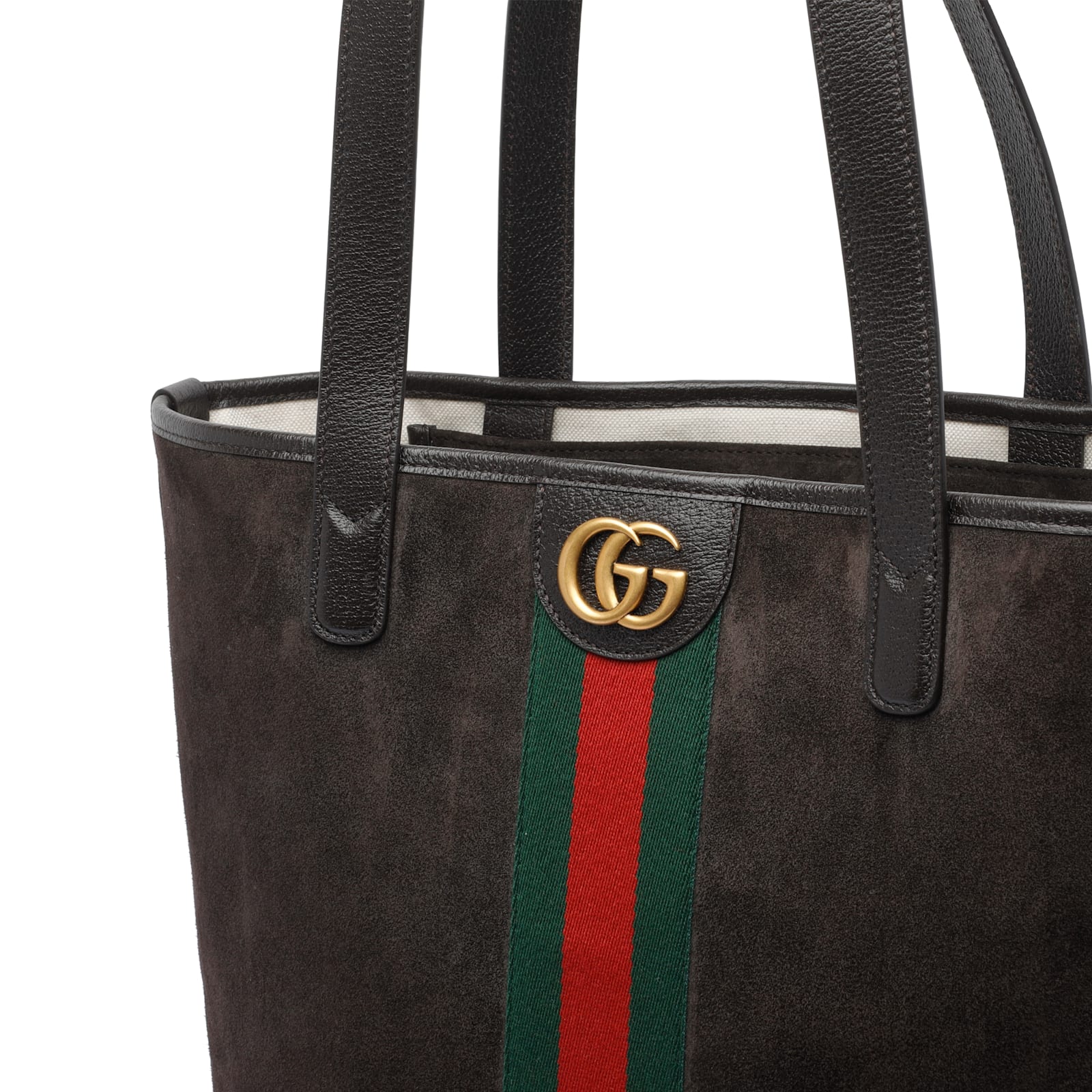 Gucci Medium Ophidia Shopping Bag Tote - Brown - Image 4