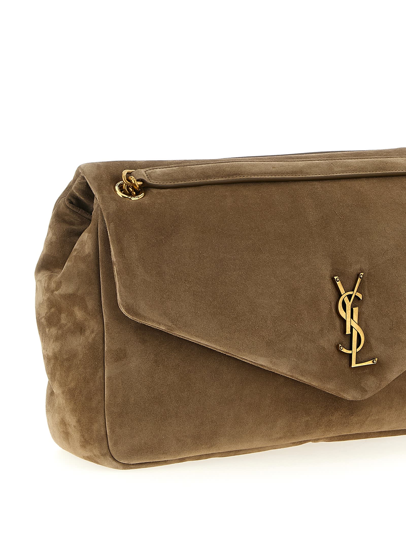 Saint Laurent Calypso Shoulder Bag - Beige - Image 3