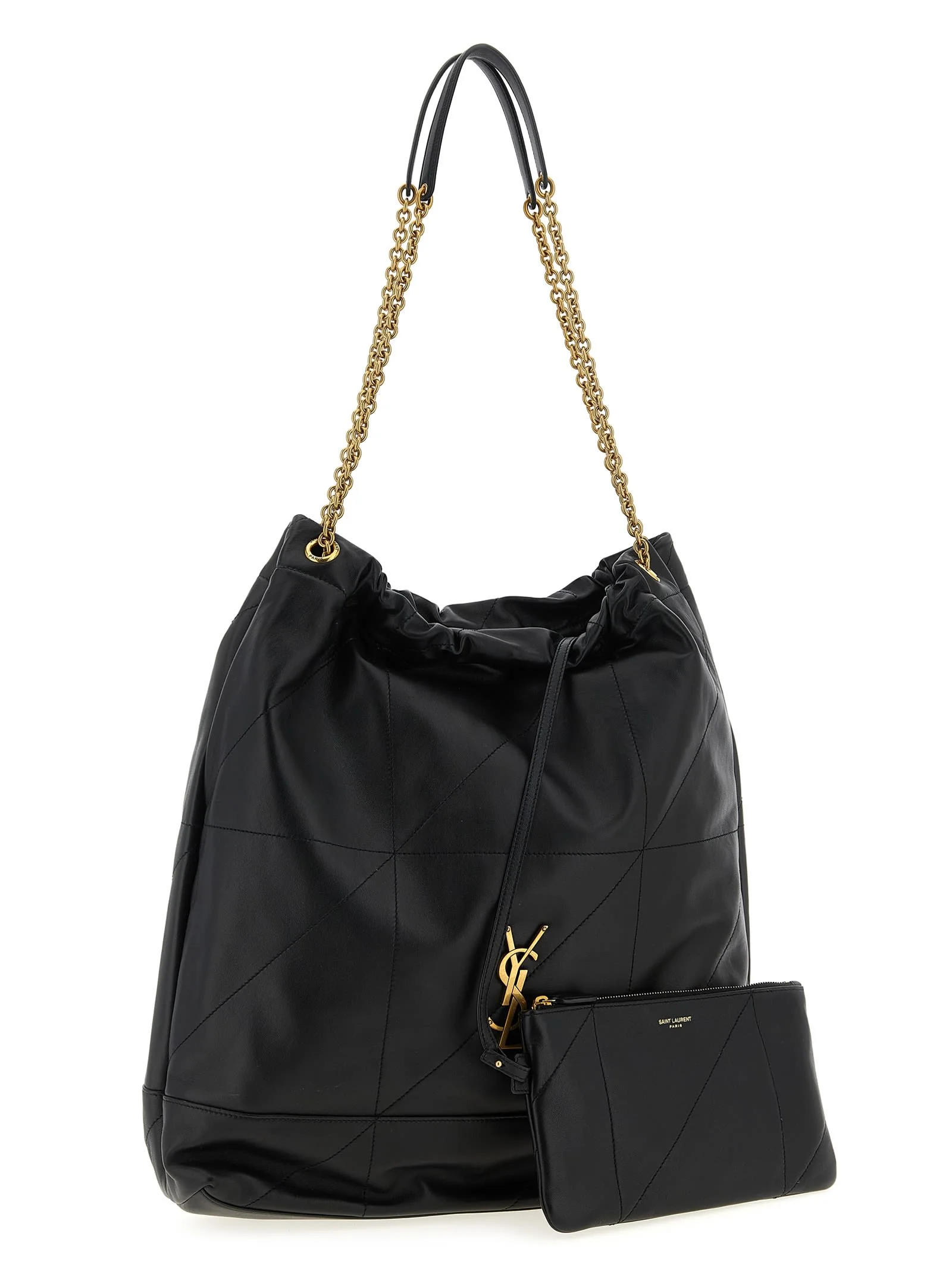 Saint Laurent Jamie Large Shoulder Bag - Black - Image 3
