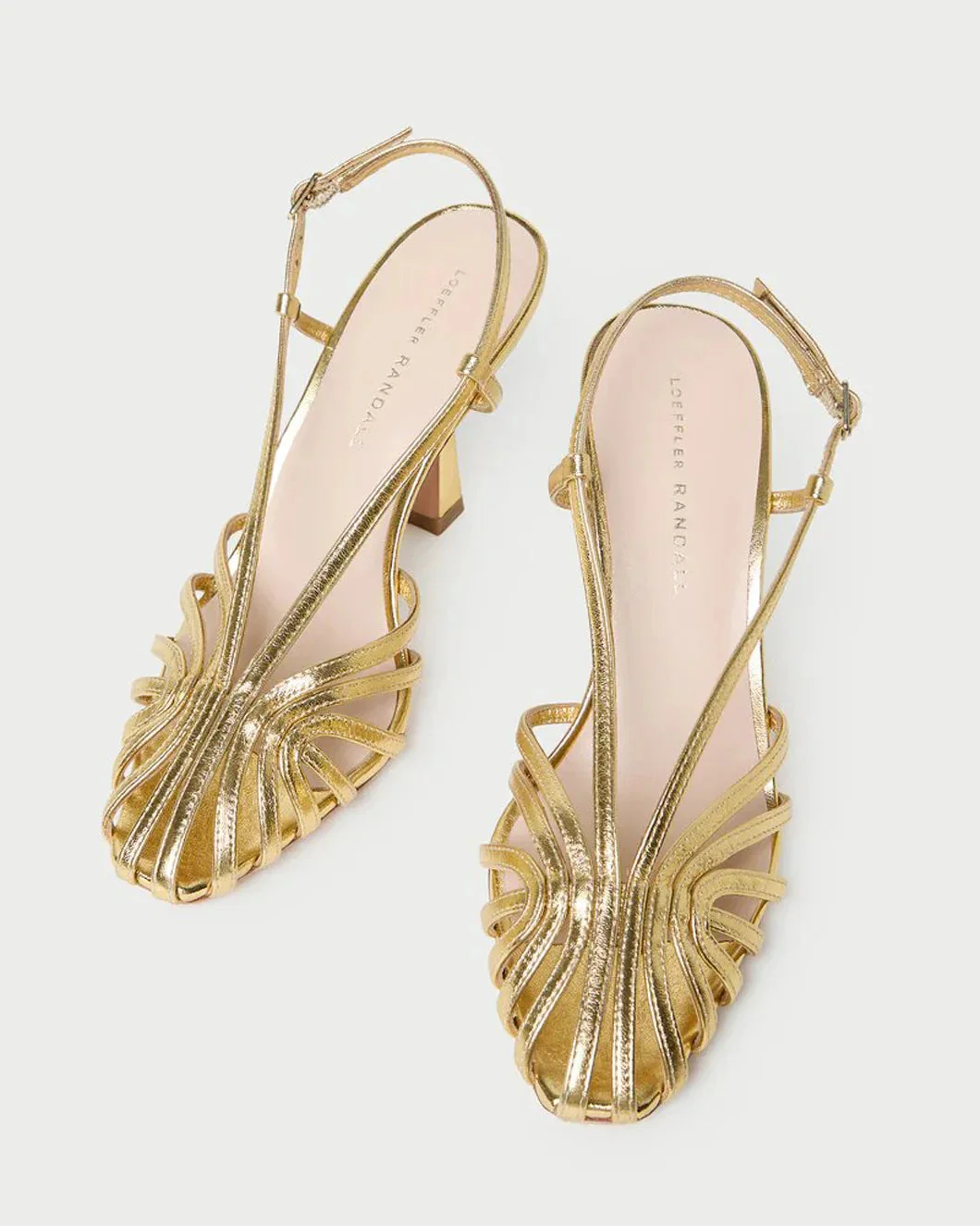 Loeffler Randall Alexandra Slingback Sandal - Gold - Image 3