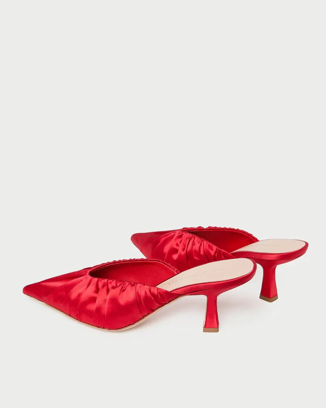 Loeffler Randall Inez Mid-Heel Mule - Red - Image 4