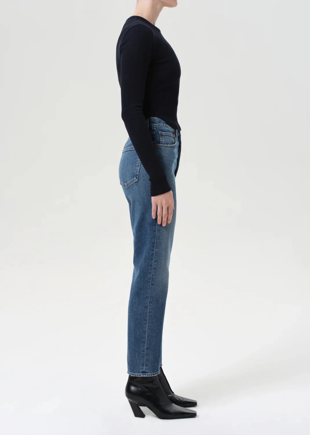 AGOLDE 90's Pinch Waist Crop Jeans - Image 3