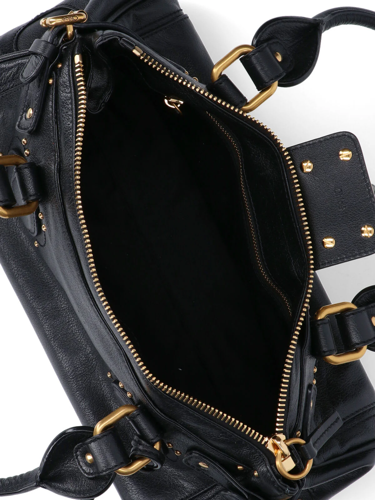 Chloé Paddington Shoulder Bag - Black - Image 4