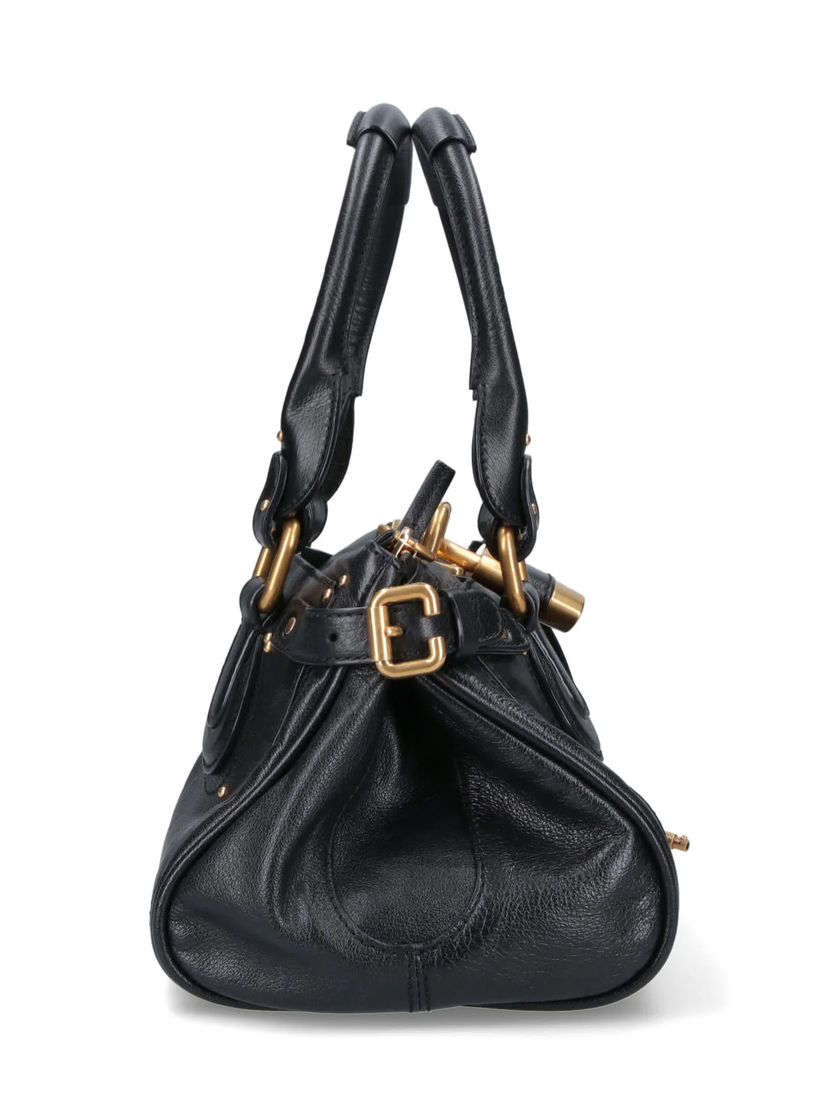 Chloé Paddington Shoulder Bag - Black - Image 5
