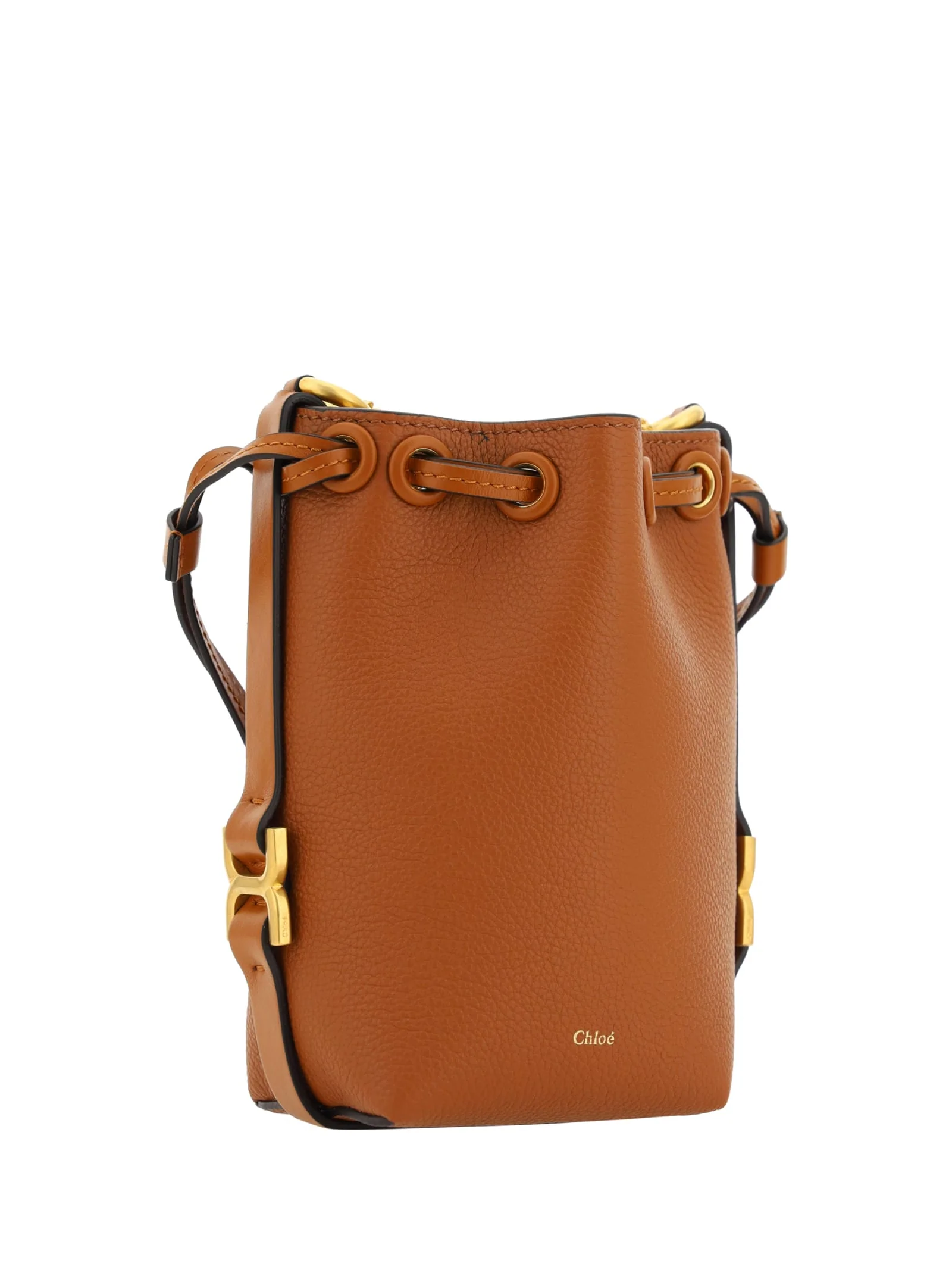 Chloé Marcie Bucket Bag - Tan - Image 2