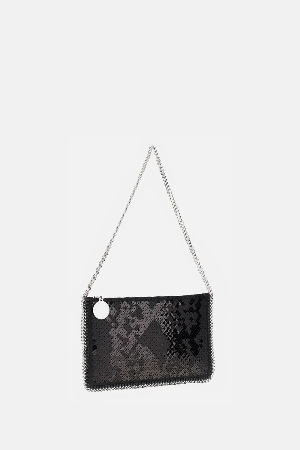 STELLA MCCARTNEY Falabella Pochette With Sequins Embroidery Shoulder Bag - Black - Image 2