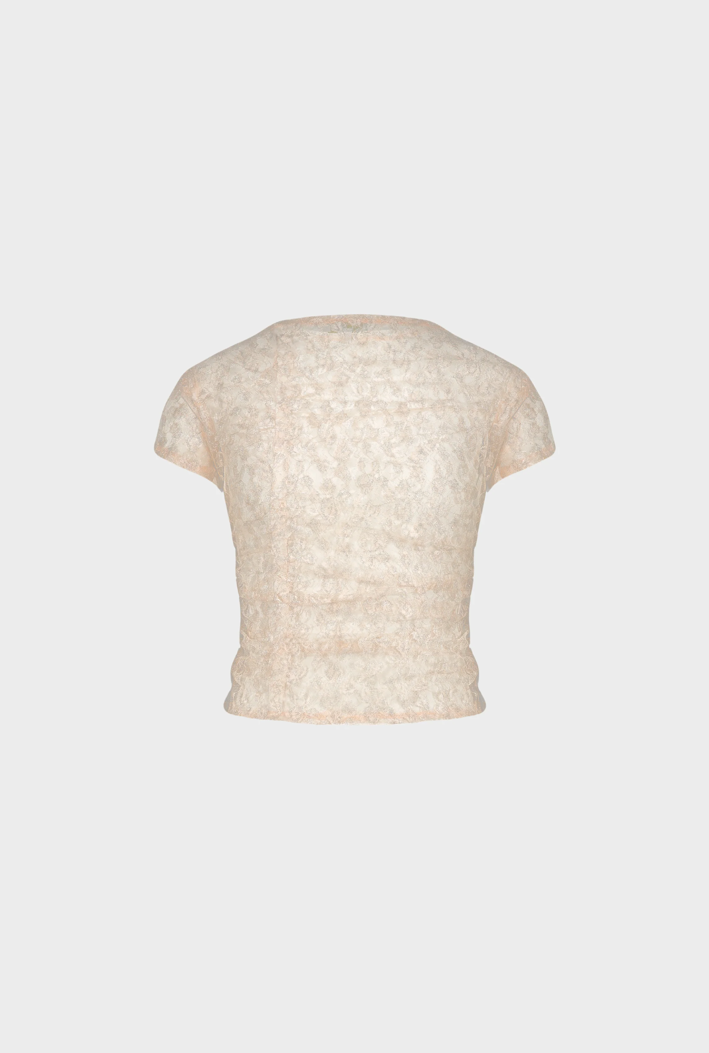 SAEMDI Metallic Lace Top - Image 2