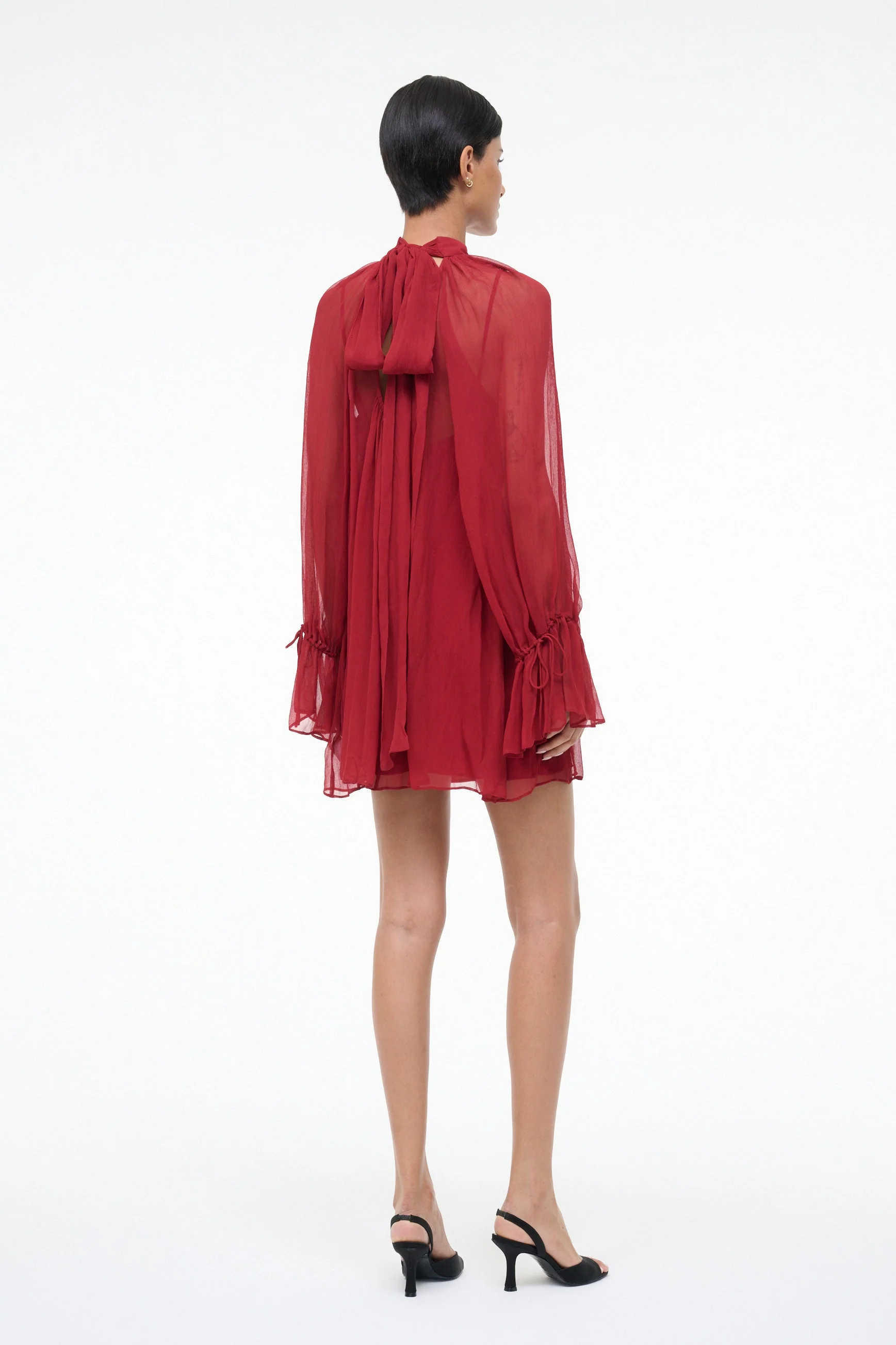 Staud Roux Dress - Pomegranate - Image 5