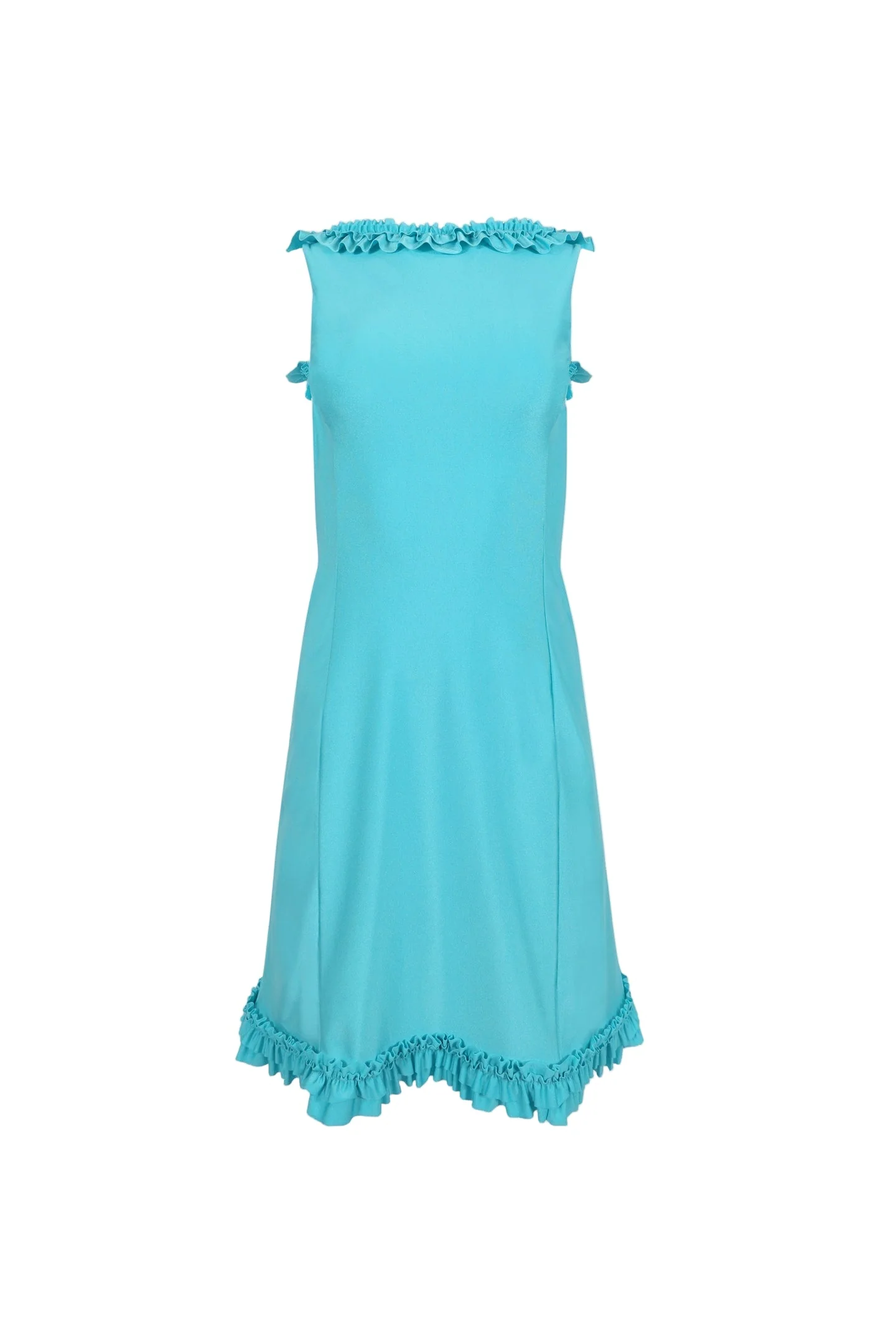 Sandy Liang Prim Dress - Aqua - Image 5
