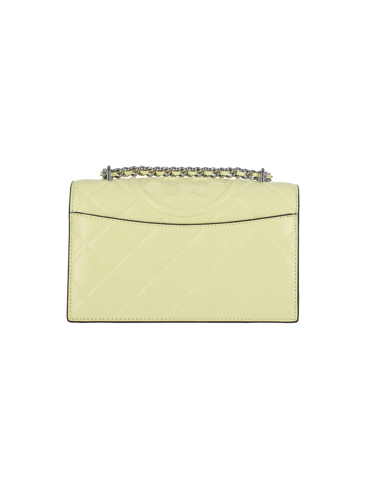 Tory Burch Fleming Small Shoulder Bag - Yellow - Image 3