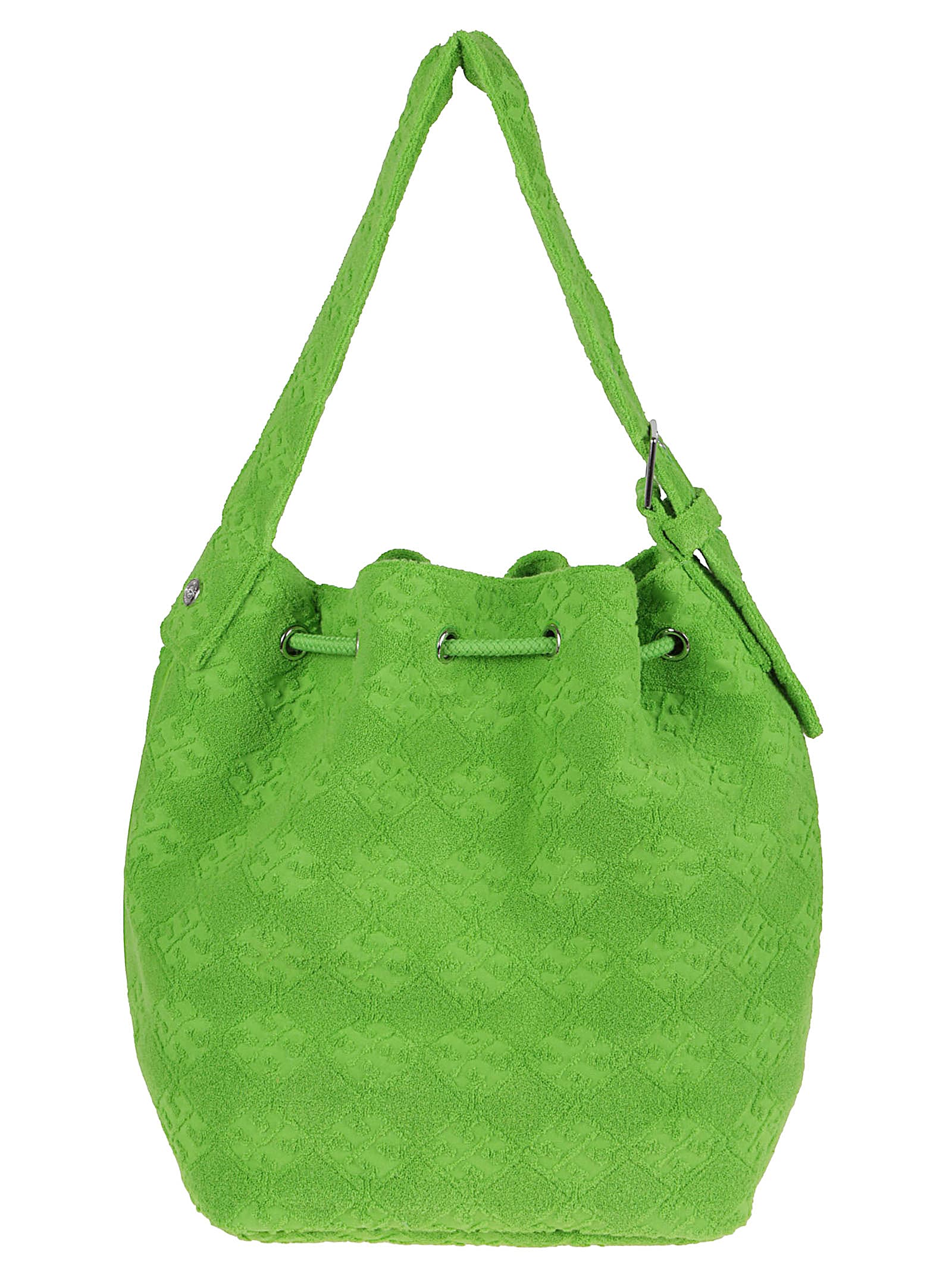 Tory Burch T Monogram Terry Oversized Bucket Bag - Monster - Image 2