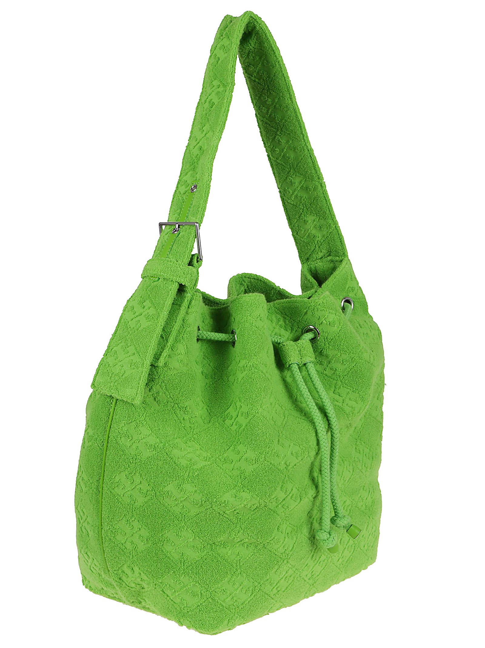 Tory Burch T Monogram Terry Oversized Bucket Bag - Monster - Image 3
