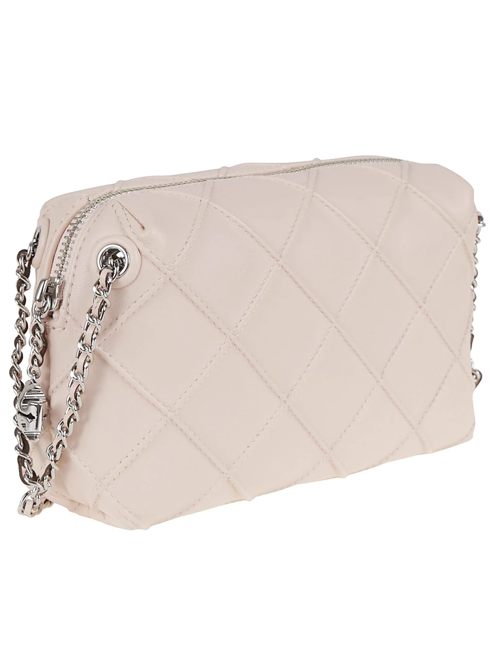 Tory Burch Fleming Small Crossbody Bag - Soft Pink - Image 3