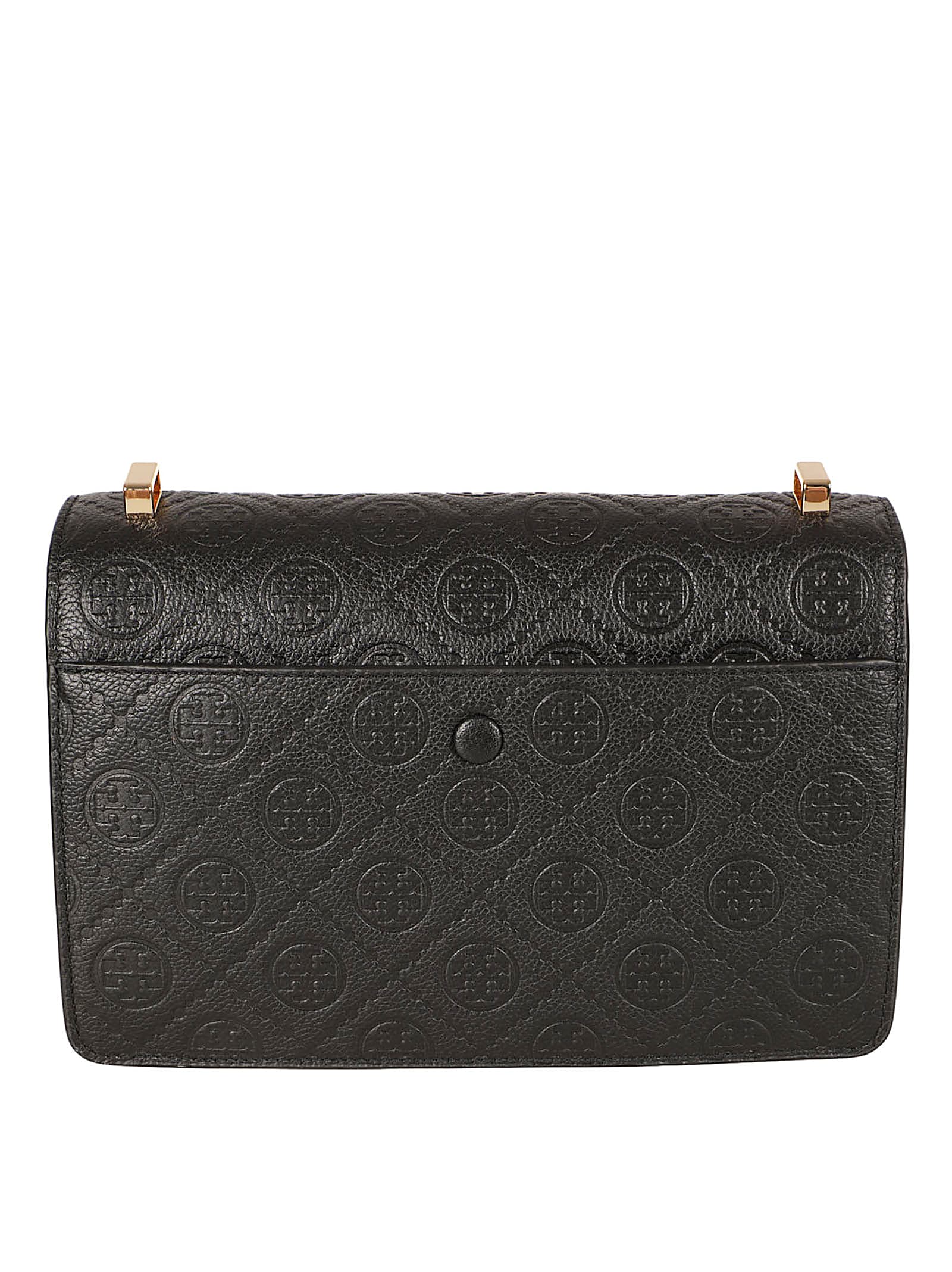 Tory Burch T Monogram Shoulder Bag - Black - Image 2
